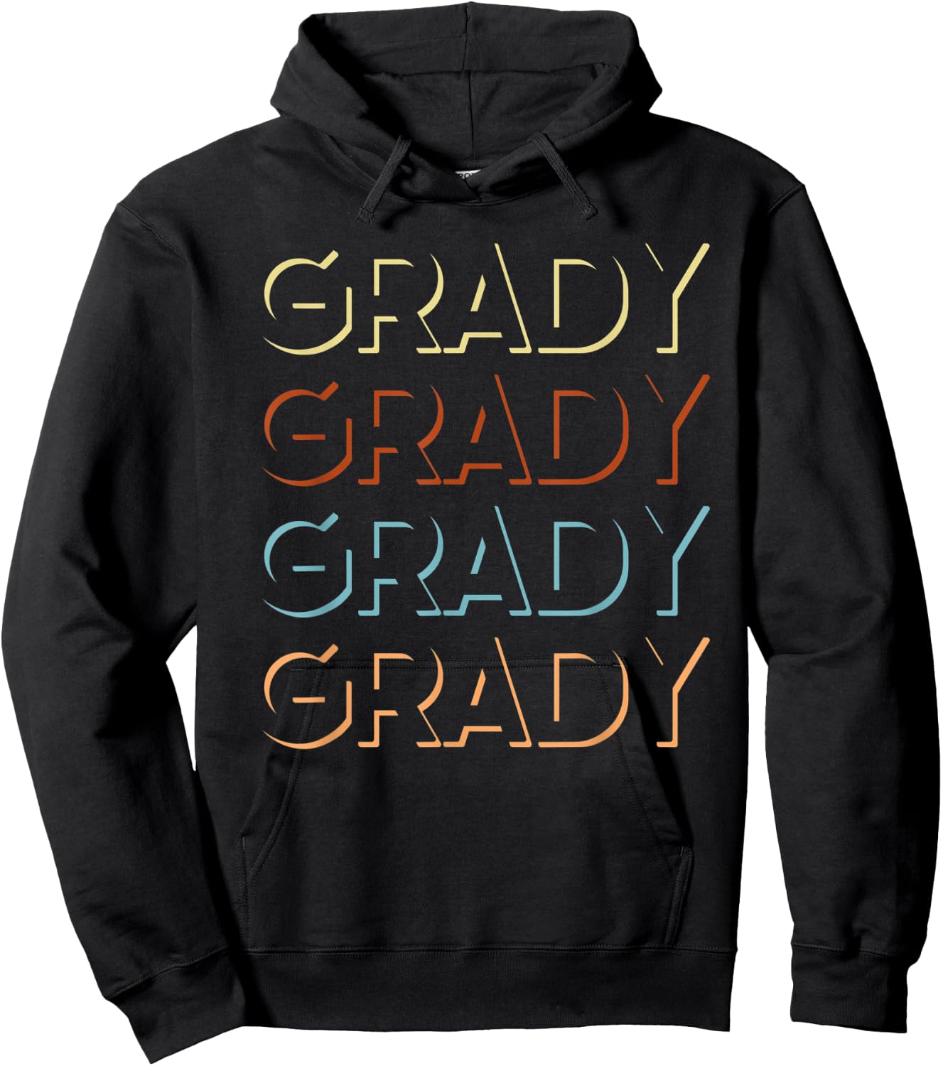 Grady First Name My Personalized Named Hoodie - Hoodie | Black