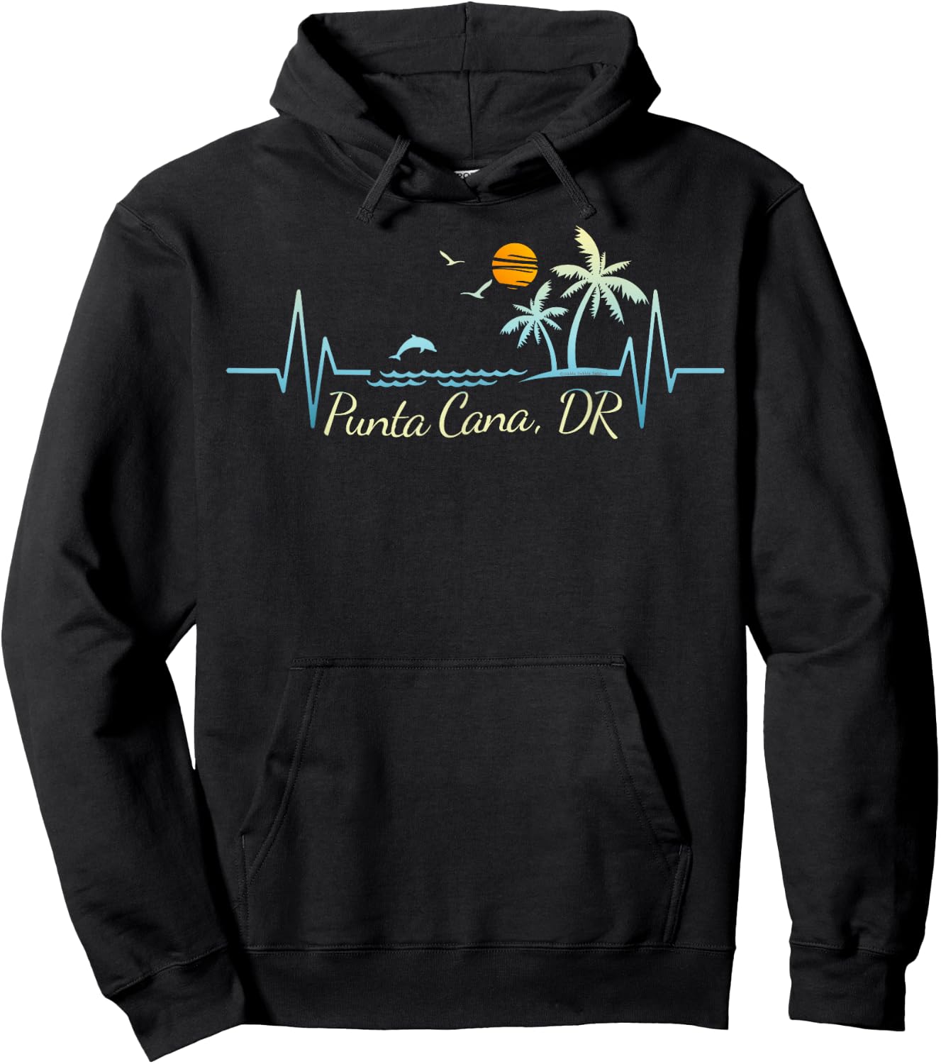 Punta Cana DR Souvenir Spring Break Punta Cana Hoodie - Hoodie | Black