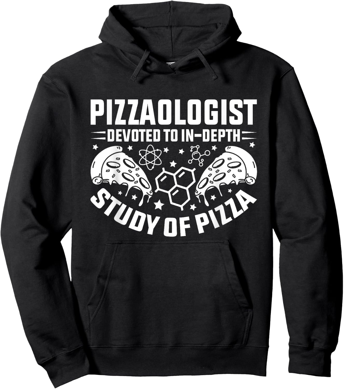 Pizzalogist Devoted To In-Depth Study Of Pizza Lover Hoodie - Hoodie | Black