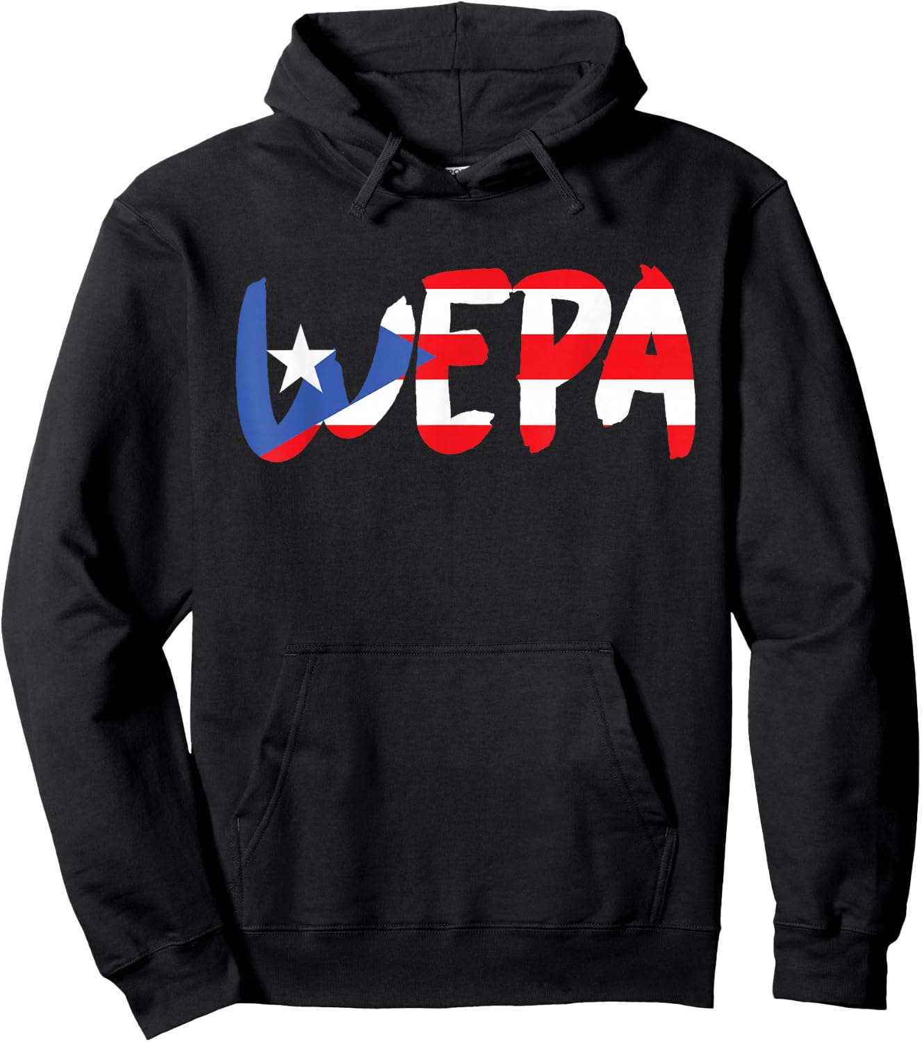 Puerto Rico Wepa Hoodie - Hoodie | Black