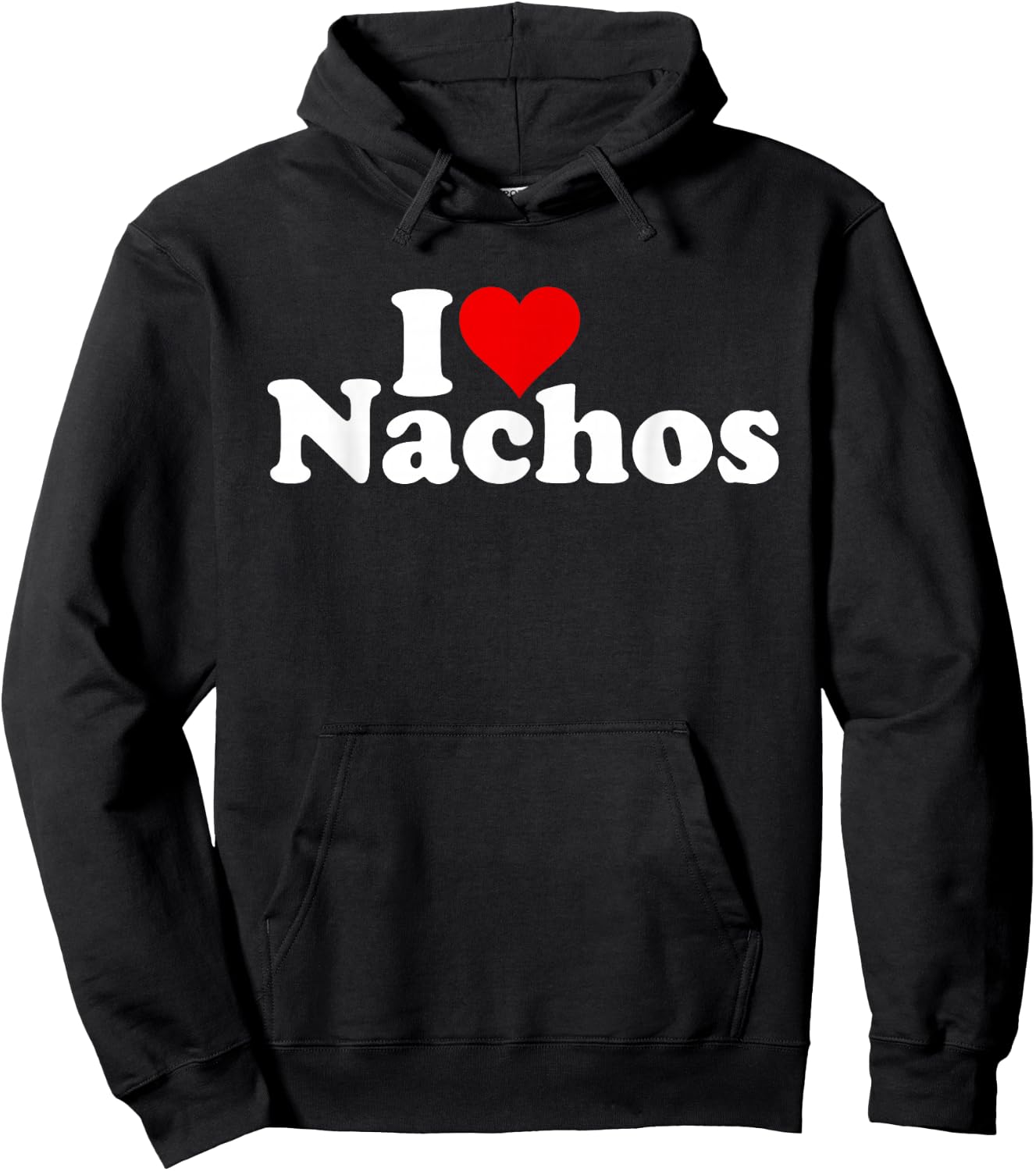 I Love Heart Nachos Hoodie - Hoodie | Black