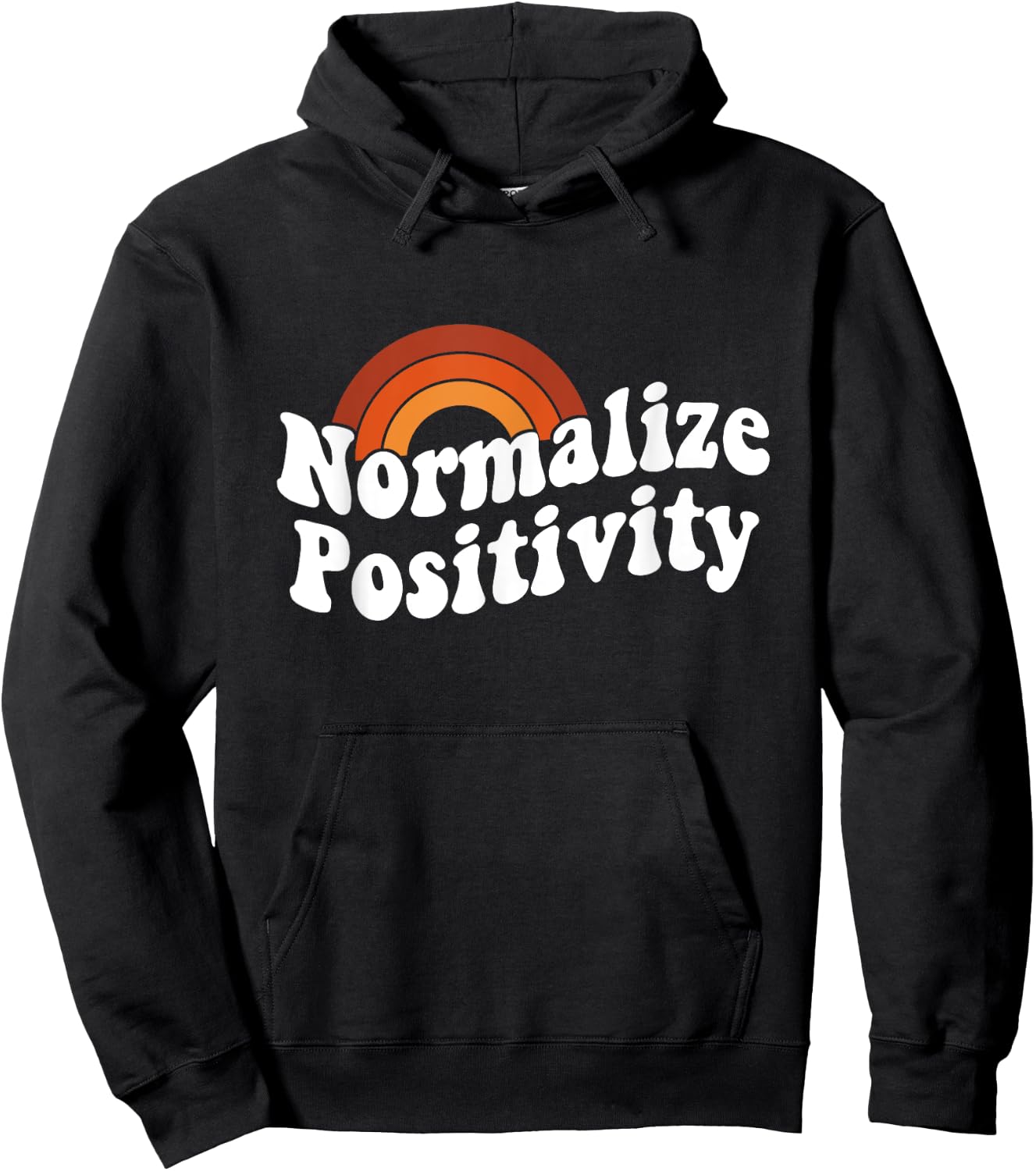 Normalize Positivity Hoodie - Hoodie | Black