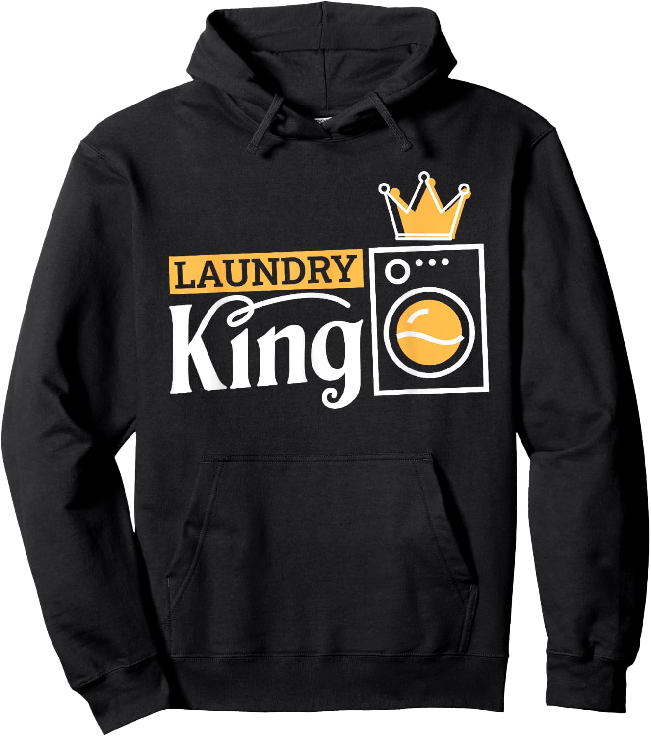 Laundry King, Laundry Attendant Hoodie - Hoodie | Black