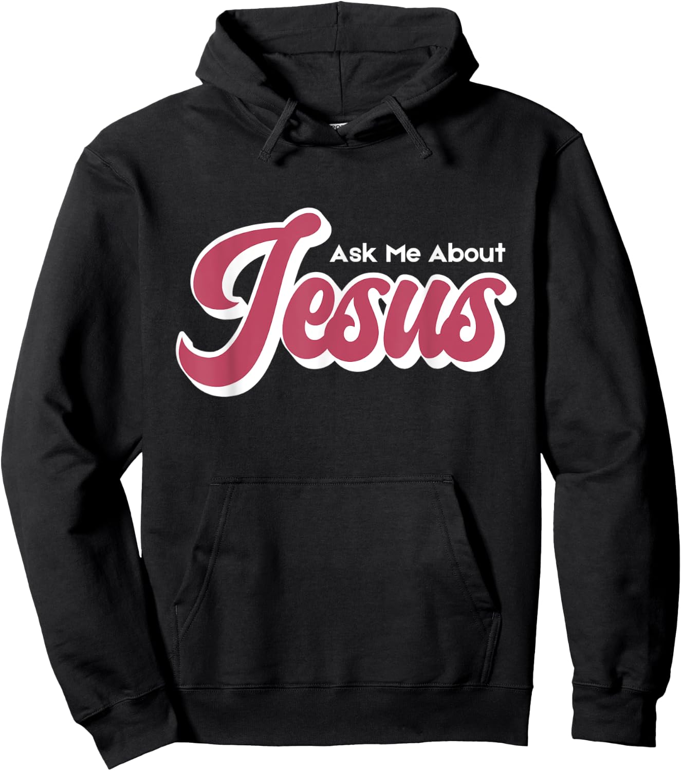 Ask Me About Jesus Hoodie - Hoodie | Black