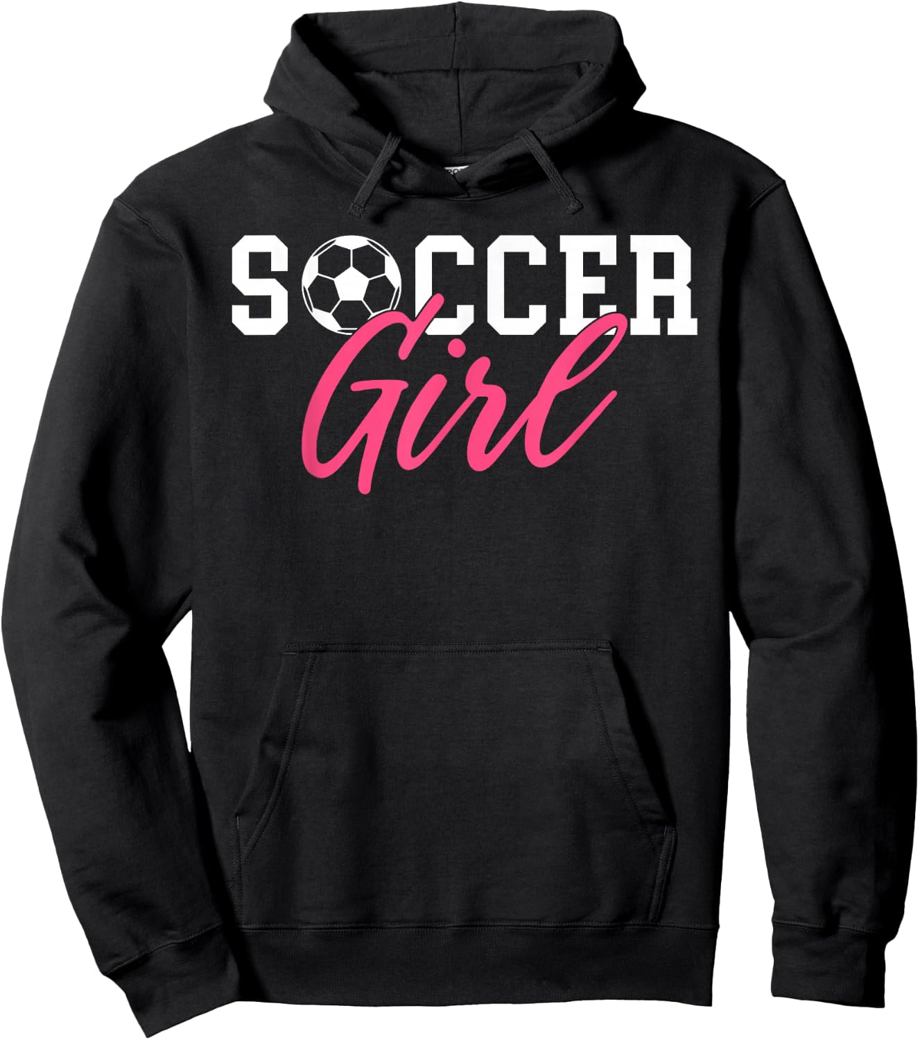 Soccer Girl Hoodie - Hoodie | Black