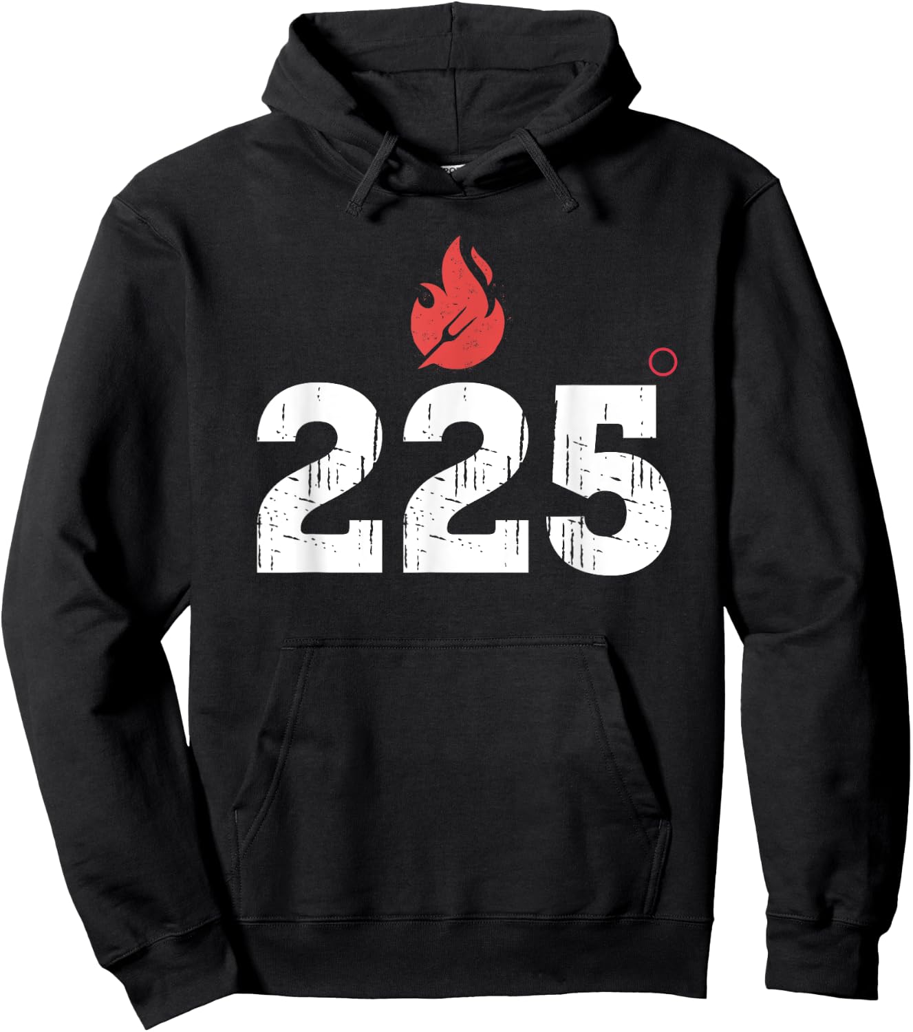 BBQ Barbeque Grilling 225 Degrees Smoking Meat Dad Father Hoodie - Hoodie | Black