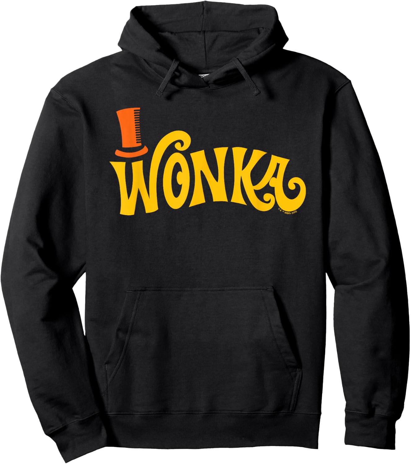 Willy Wonka & The Chocolate Factory - Retro Wonka Logo Hoodie - Hoodie | Black