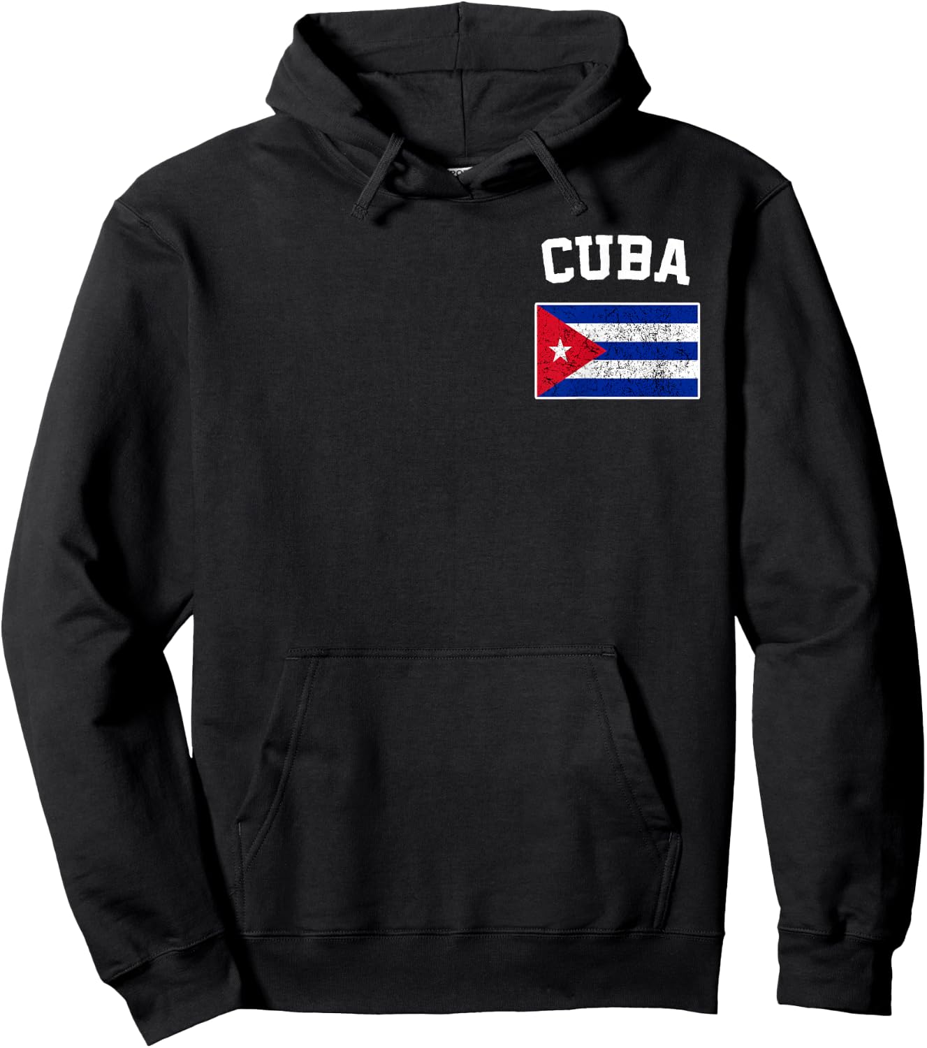 Cuba Cuban Flag Pride Hispanic Heritage Men Women Kids Hoodie - Hoodie | Black