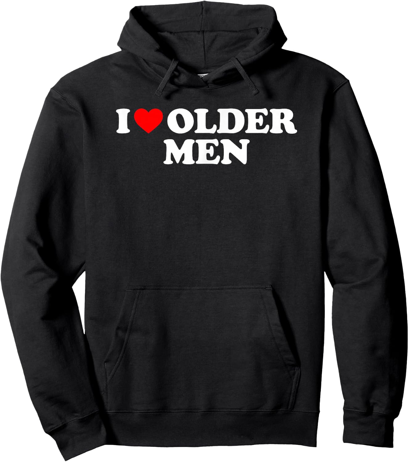 I Love Older Men Hoodie - Hoodie | Black