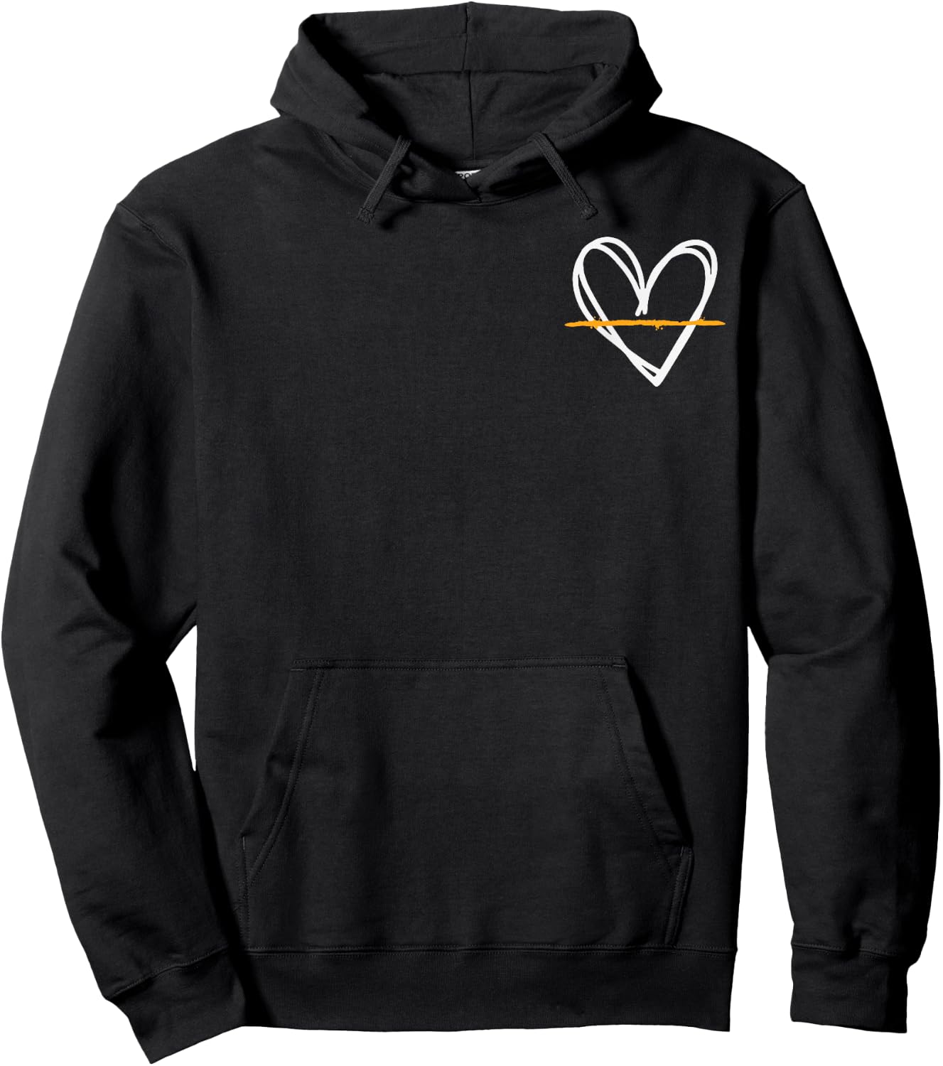 911 Dispatcher Heart Gift Thin Gold Line for Police Dispatch Hoodie - Hoodie | Black