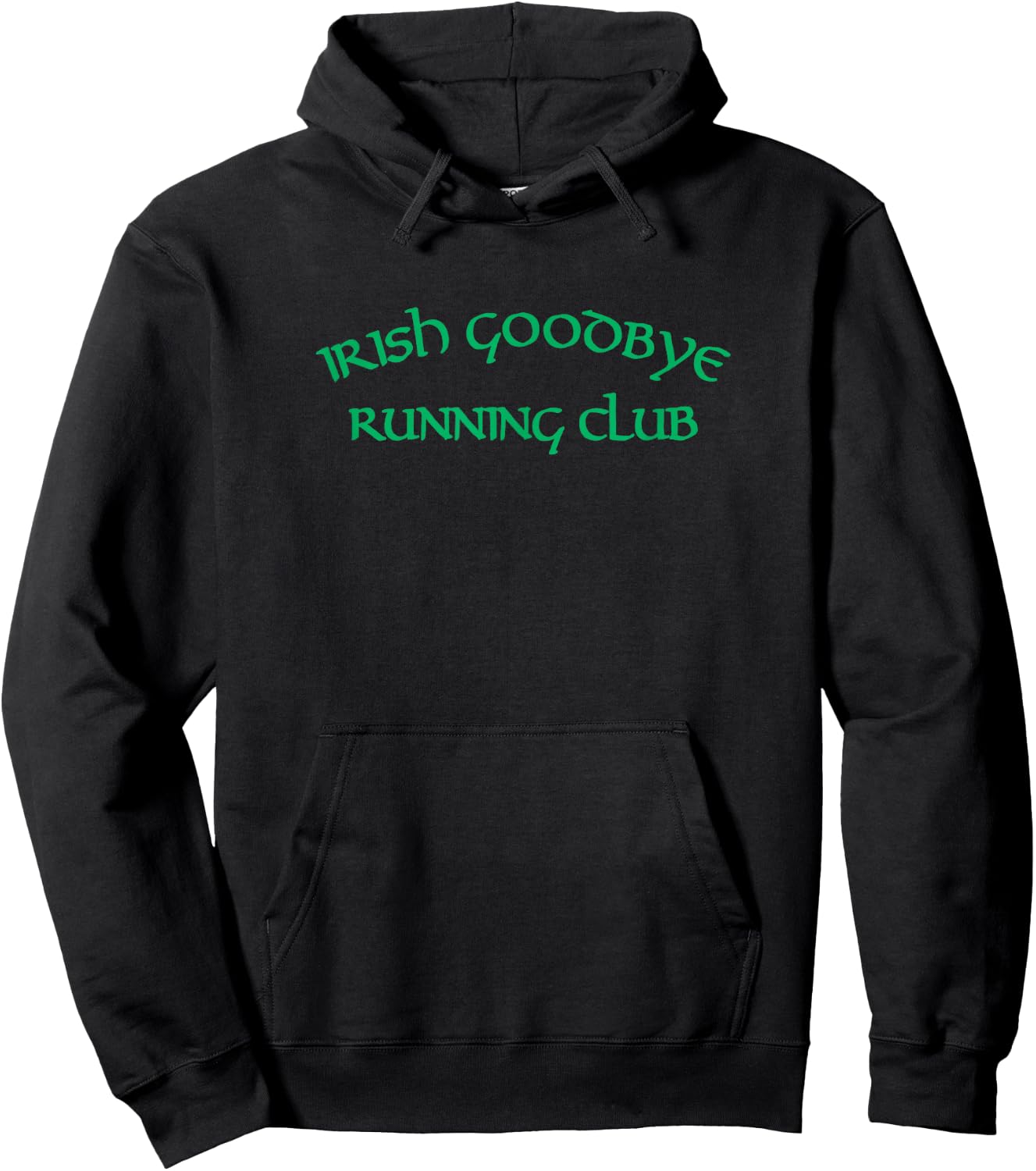 Irish Goodbye Running Club Hoodie - Hoodie | Black