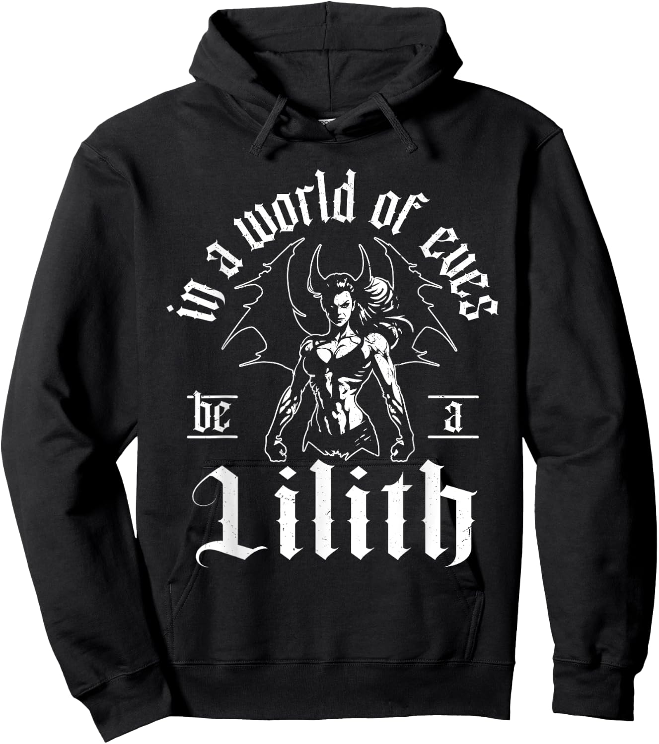 Lilith Demon Gothic Mythology Folklore Satanic Dark Occult Hoodie - Hoodie | Black