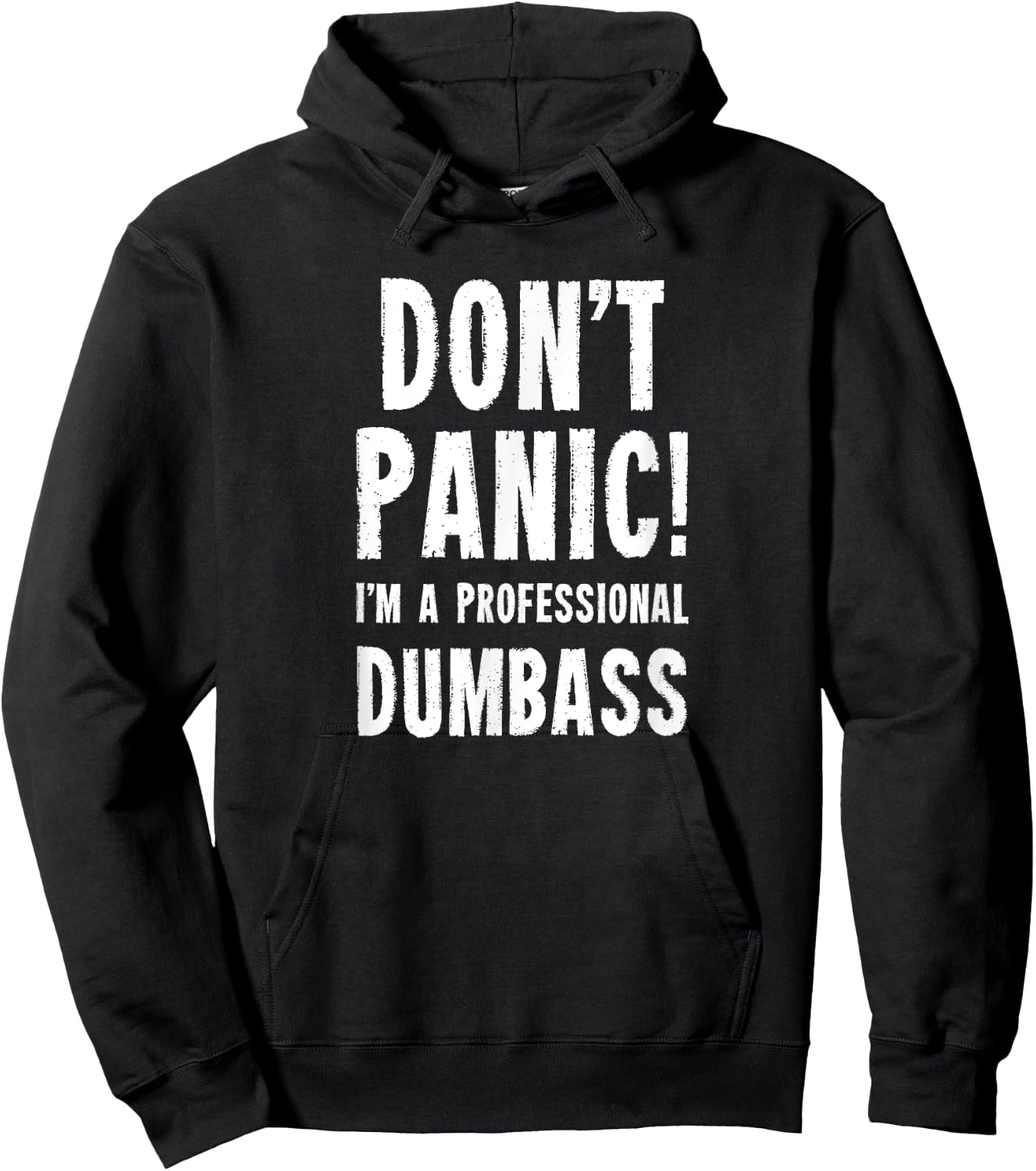 Dumbass Gag Gift | Dumb Ass Hoodie - Hoodie | Black