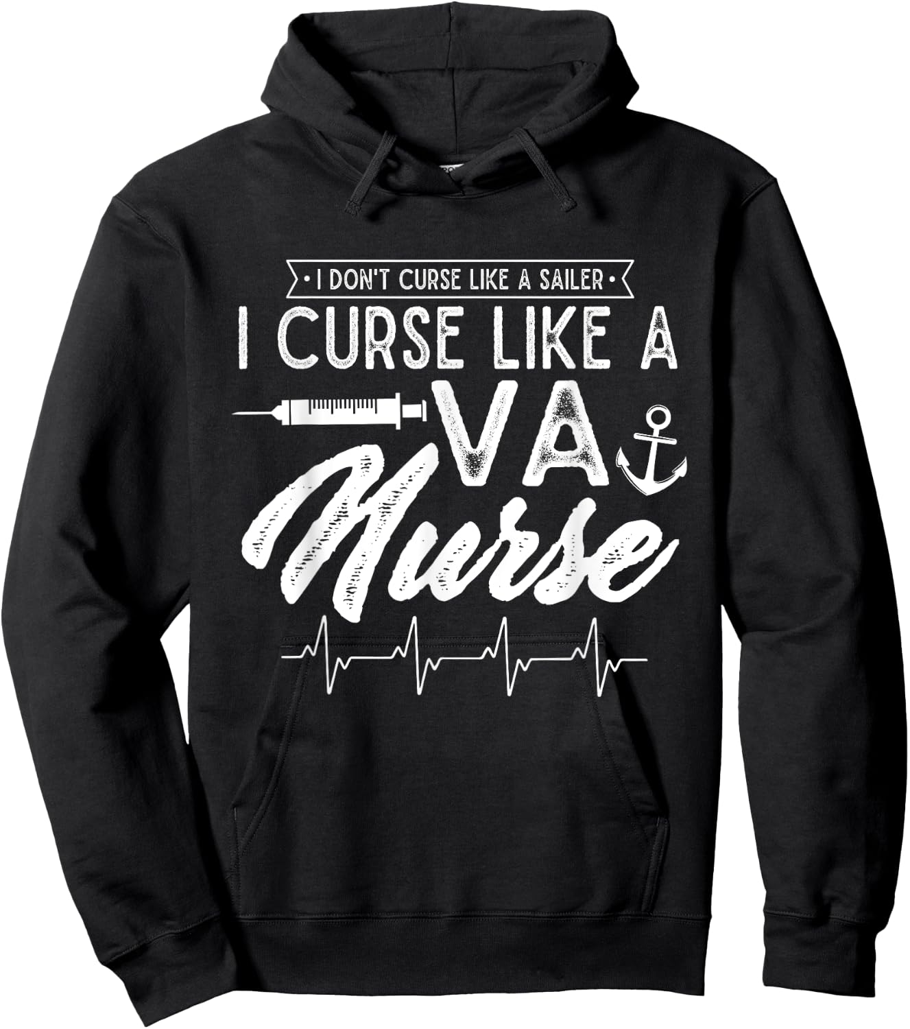 VA Nursing VA Nurse Veterans Nursing Nurse VA Nurse Nursing Hoodie - Hoodie | Black