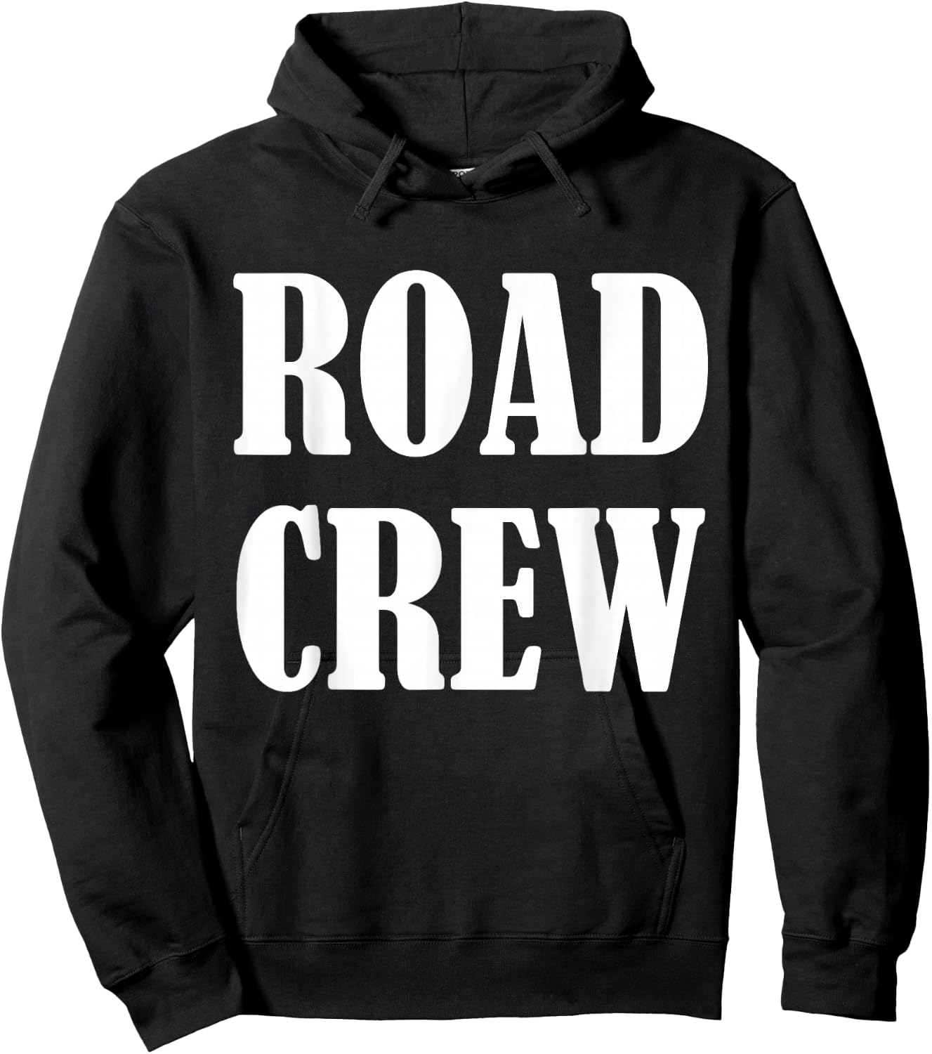 Road Worker Uniform Design - Road Crew Hoodie - Hoodie | Black