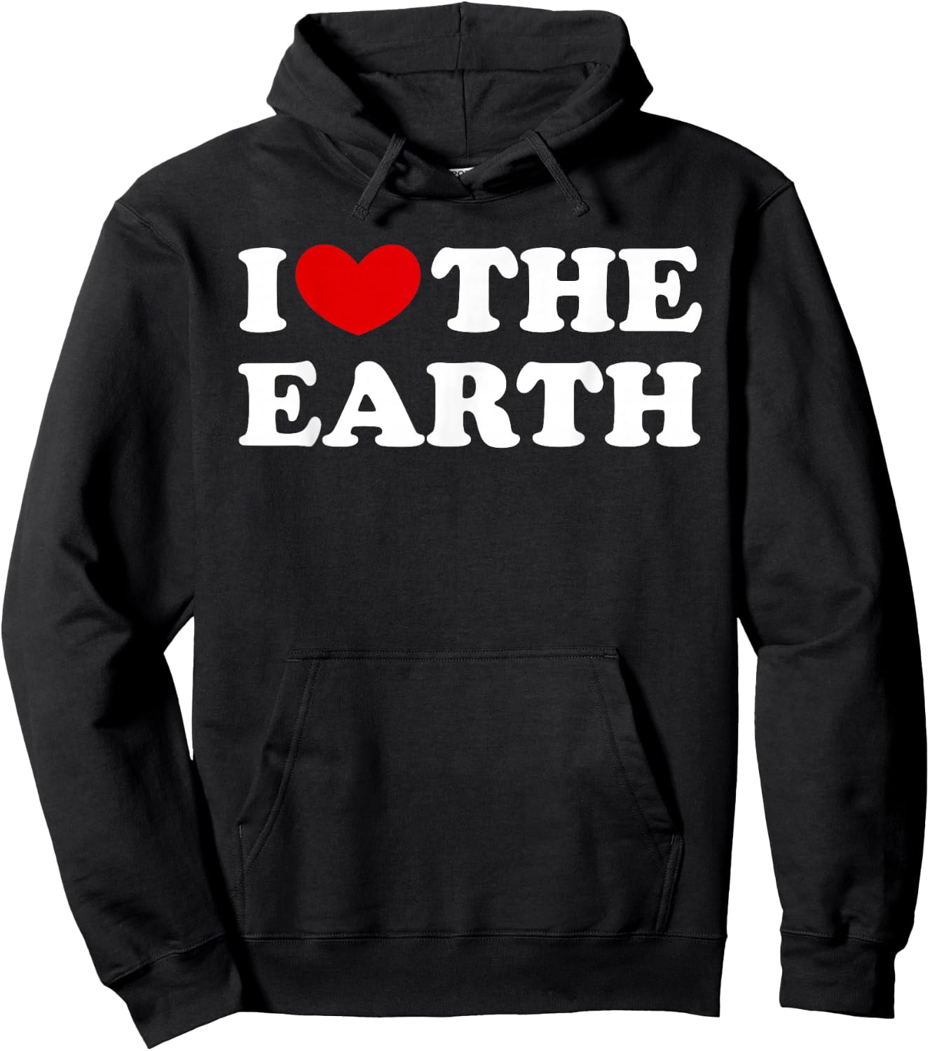 I Love The Earth Hoodie - Hoodie | Black