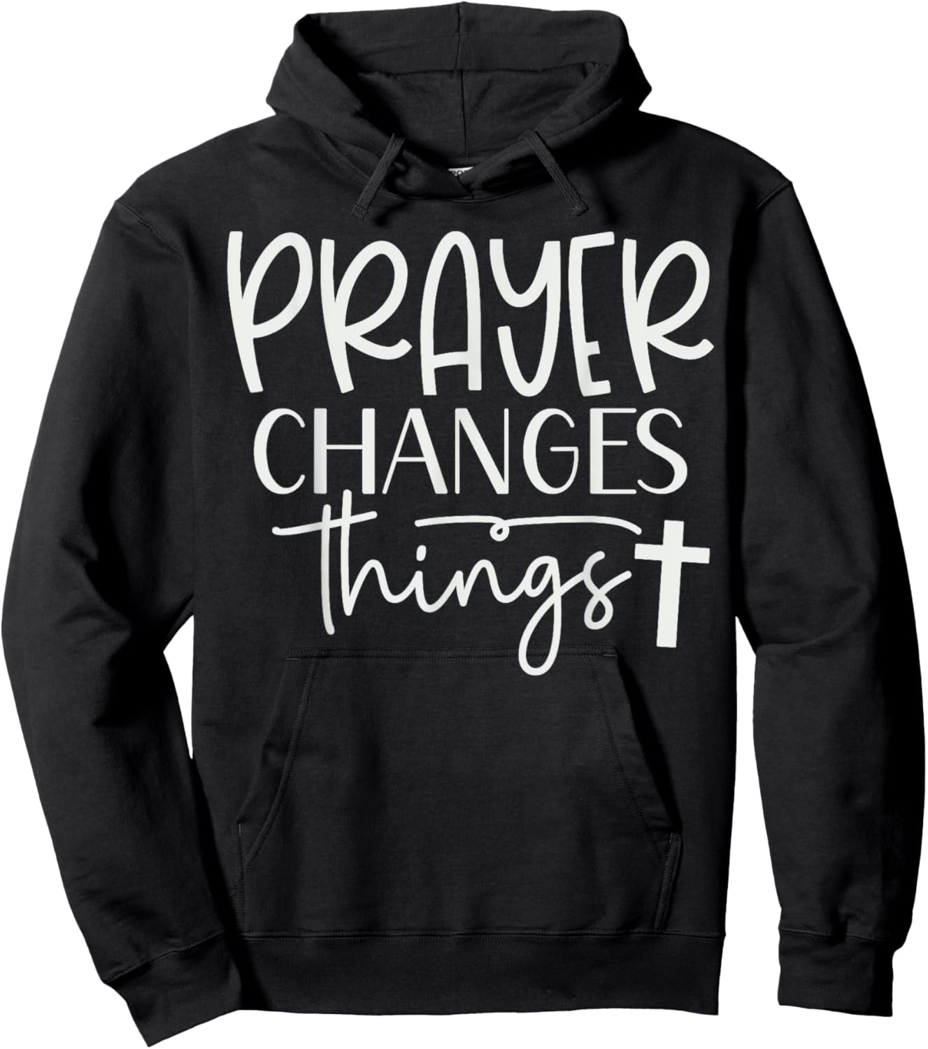 Prayer Warrior Christian Faith Prayer Changes Things Hoodie - Hoodie | Black