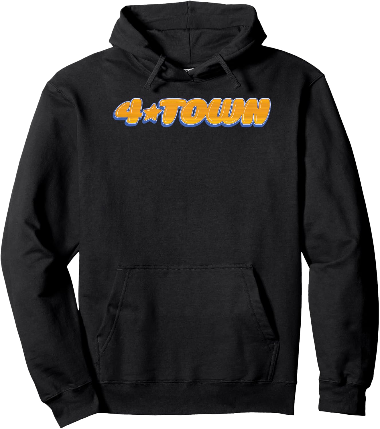 Disney Pixar Turning Red 4 Town Simple Text Logo Hoodie - Hoodie | Black