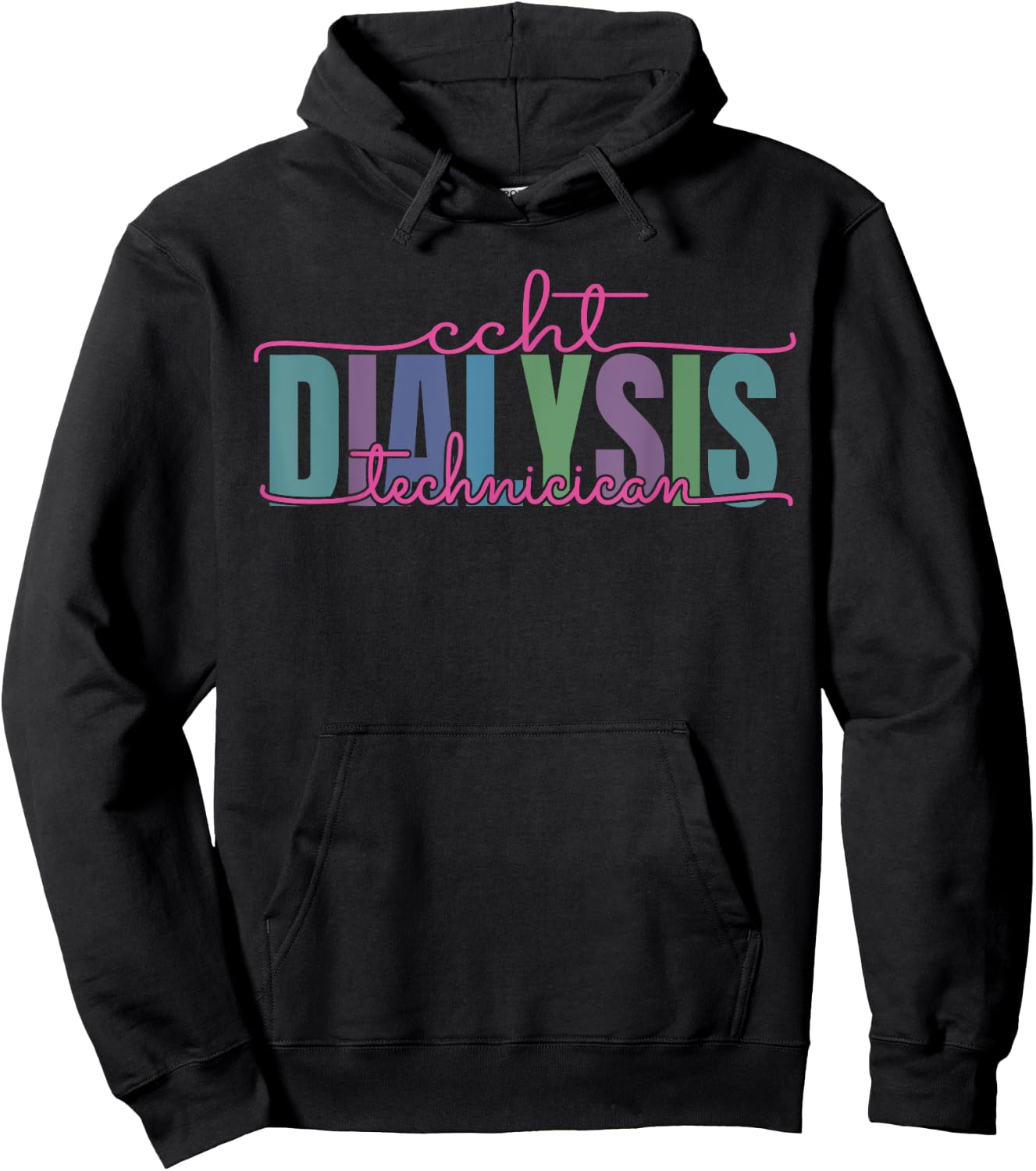 CCHT Dialysis Technician Hemodialysis Funny Kidney Dialysis Hoodie - Hoodie | Black