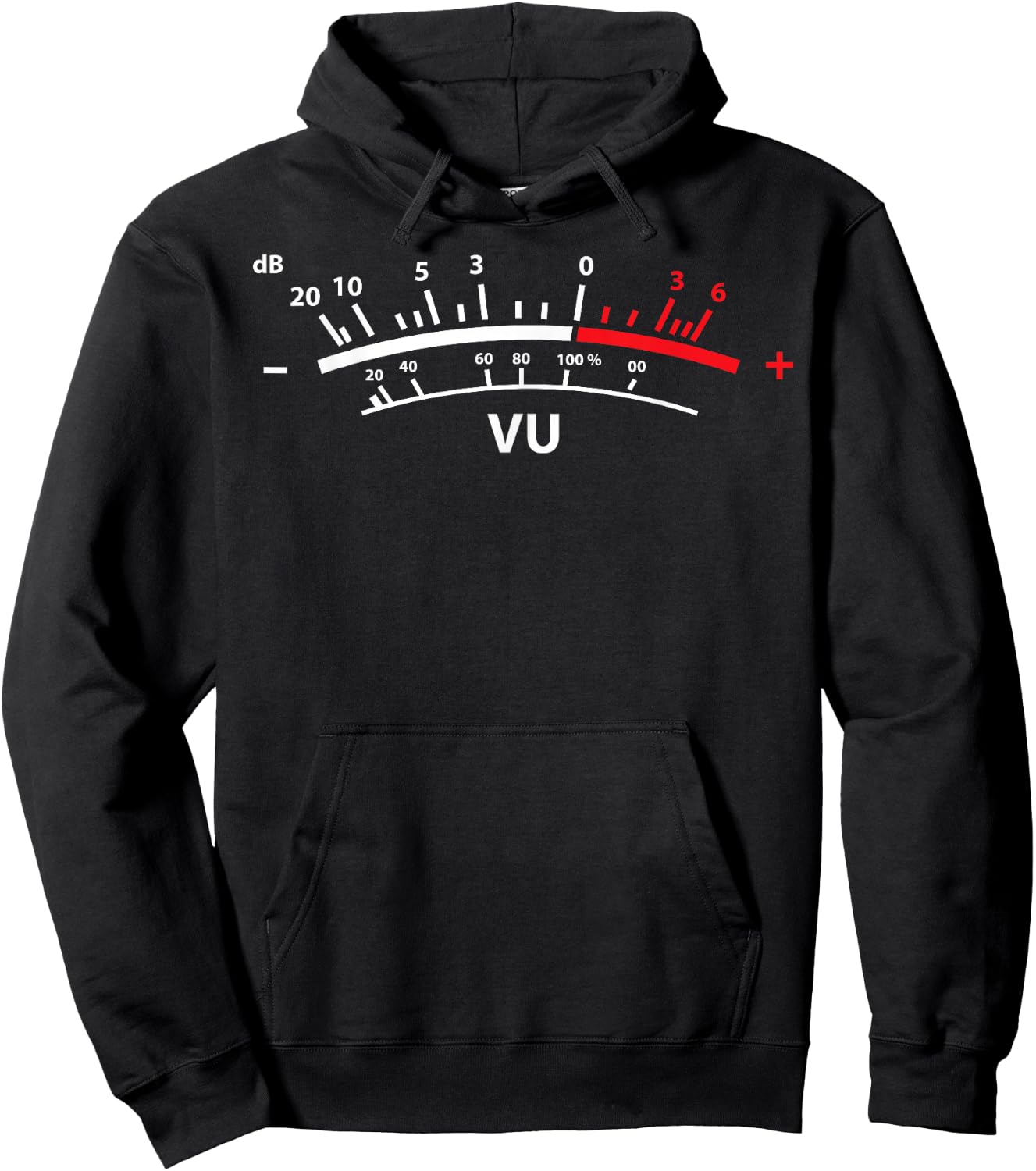VU Meter dB DJ Hoodie - Hoodie | Black