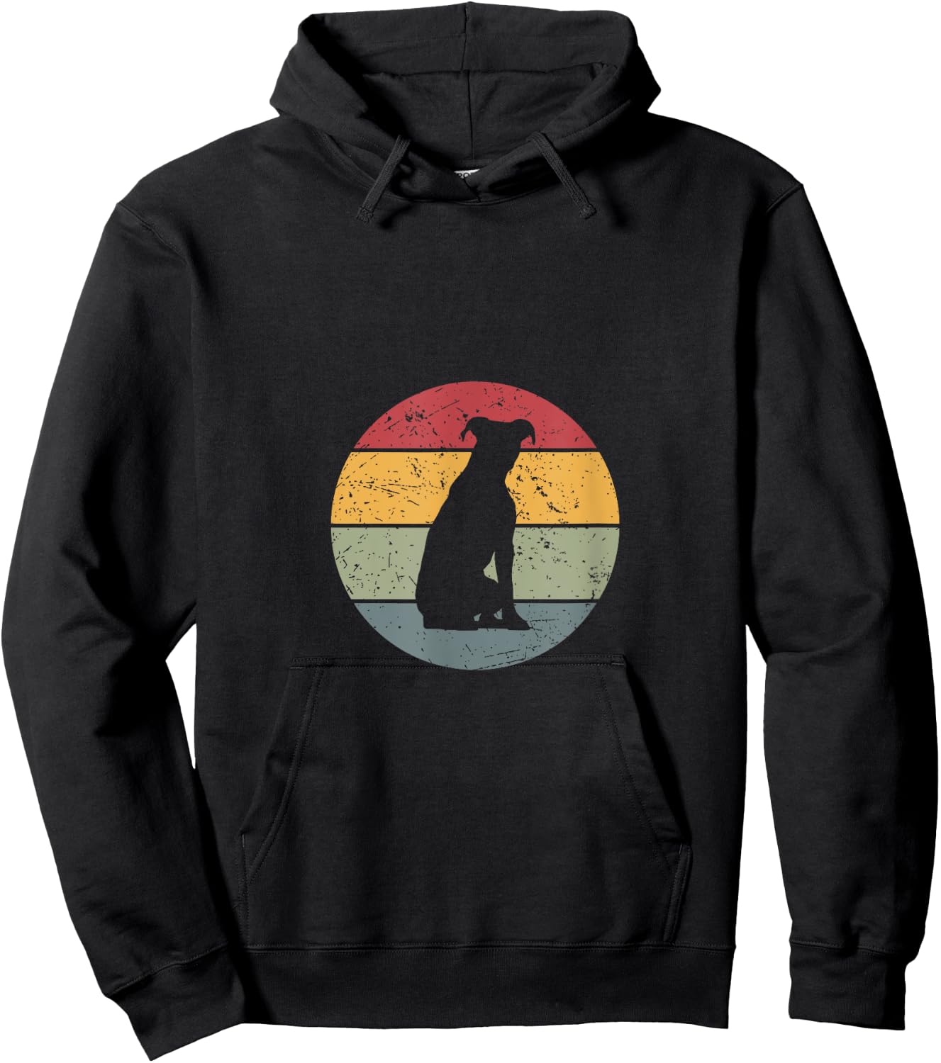 Pitbull Terrier Vintage Hoodie - Hoodie | Black