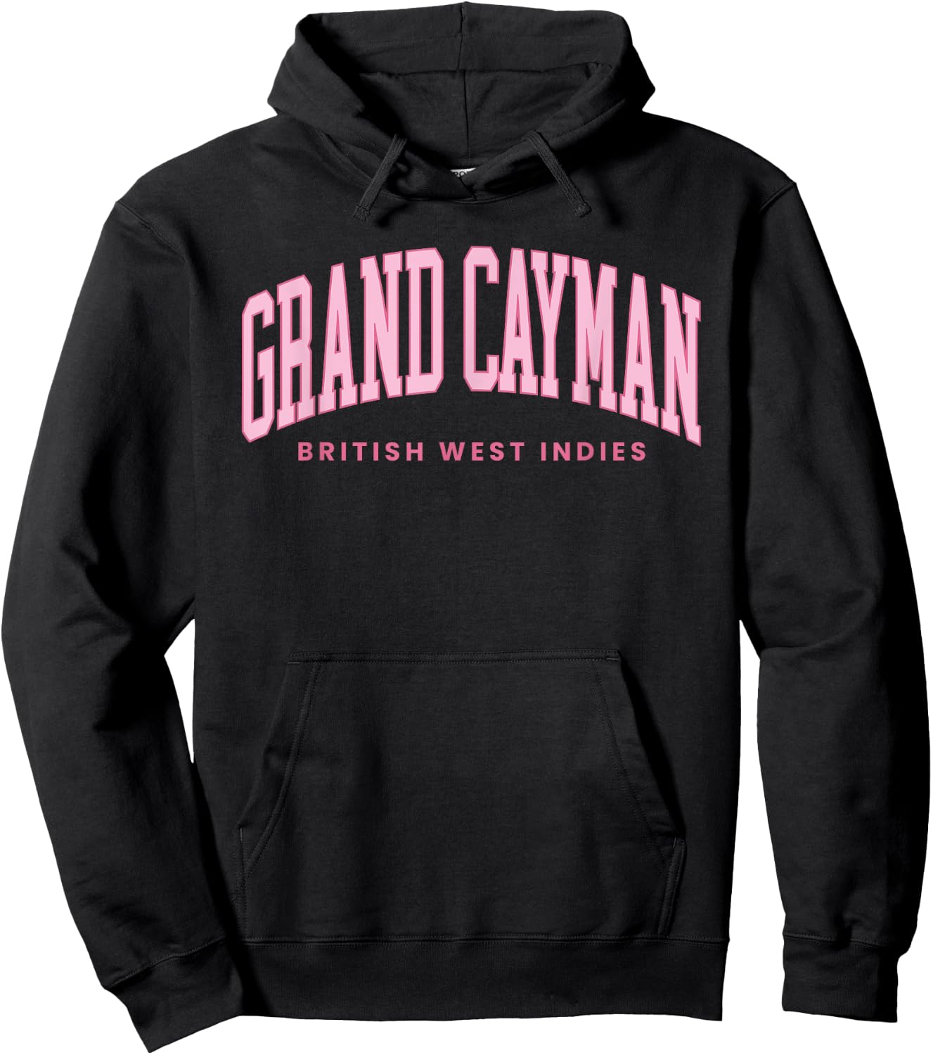 Grand Cayman Islands Summer Retro Preppy Throwback Hoodie - Hoodie | Black