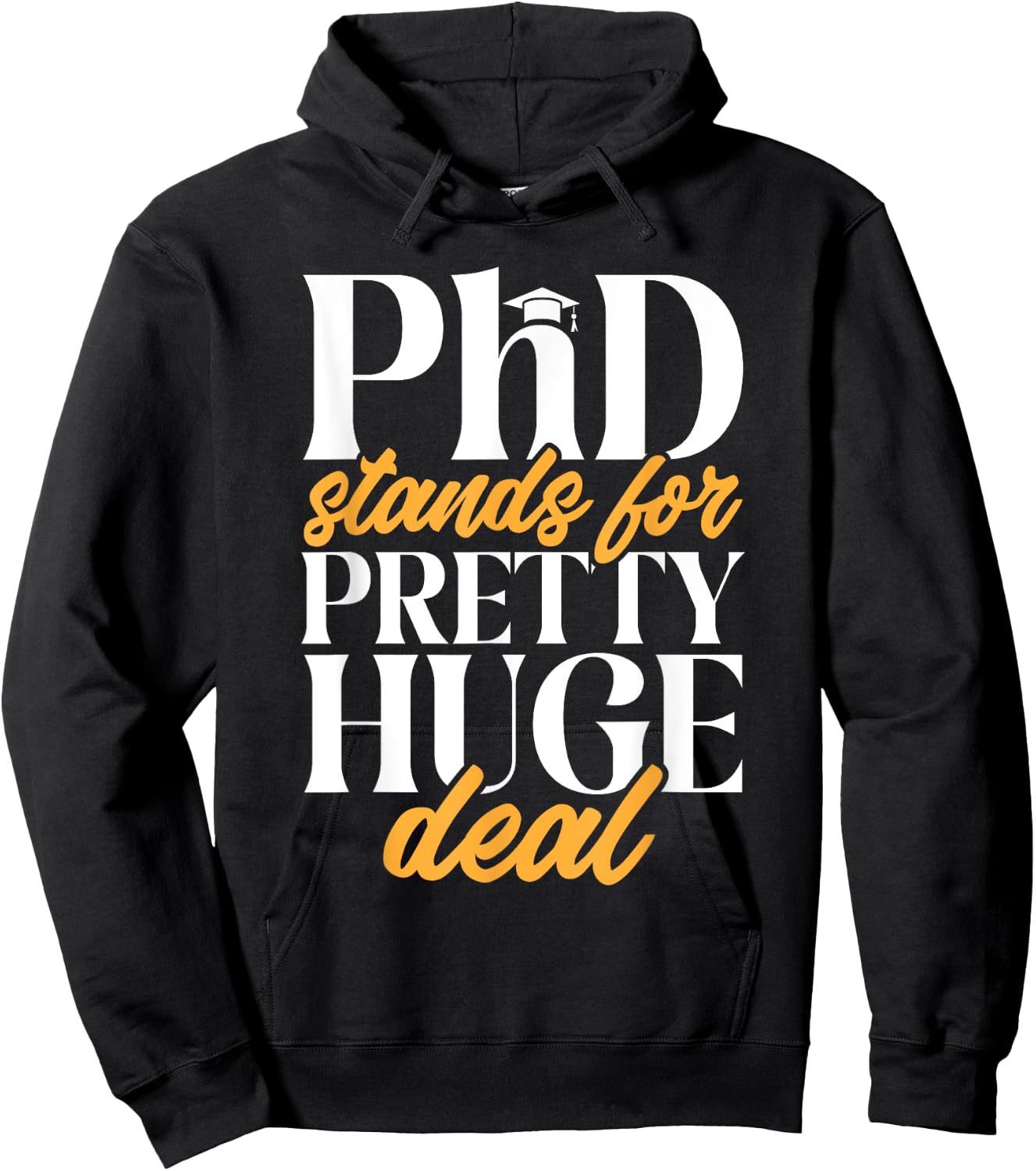 PhD Graduate Doctorate Degree Ph.D. Graduation Hoodie - Hoodie | Black