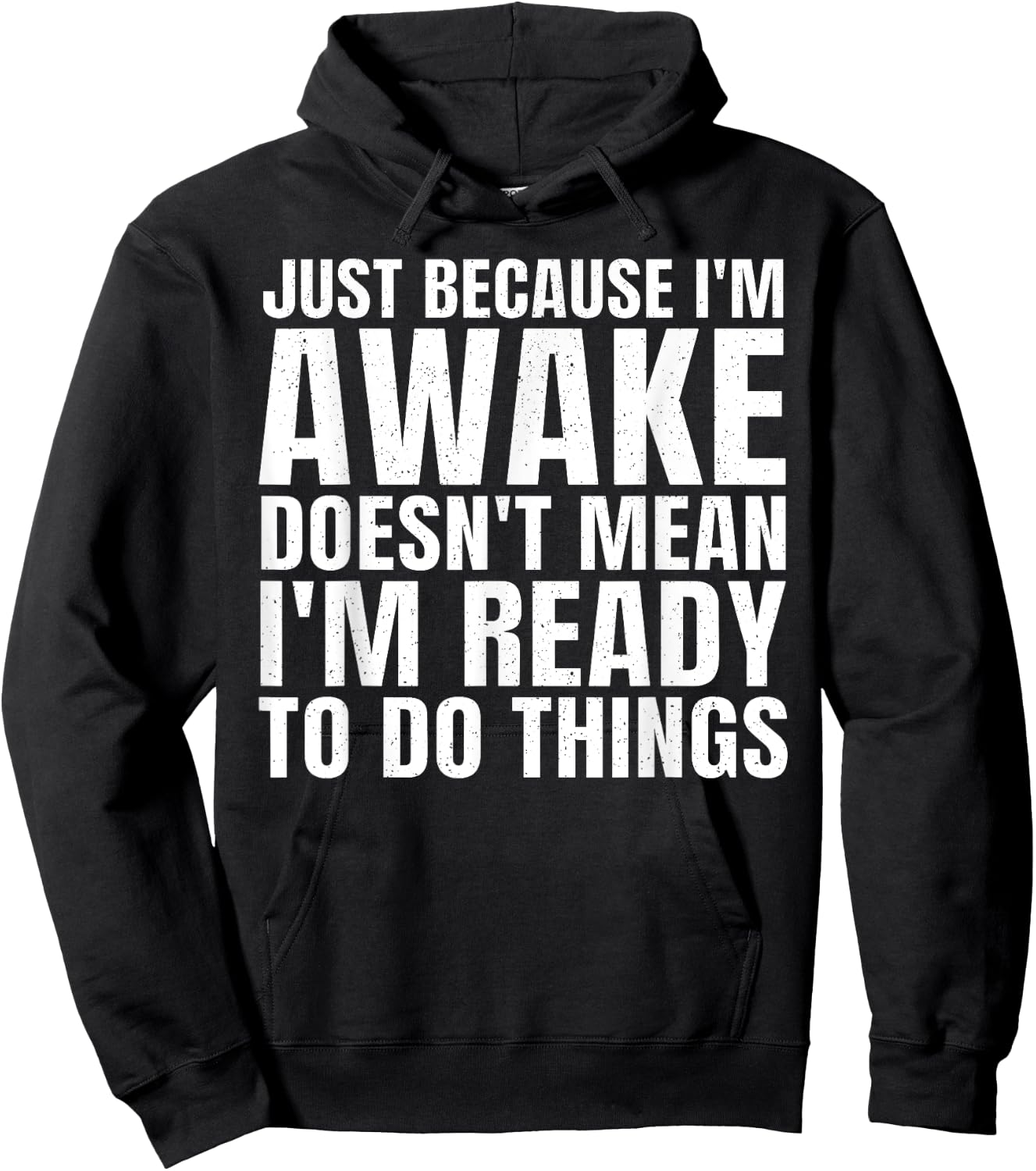 Funny Sayings Art For Sarcastic People Men Women Sarcasm Hoodie - Hoodie | Black