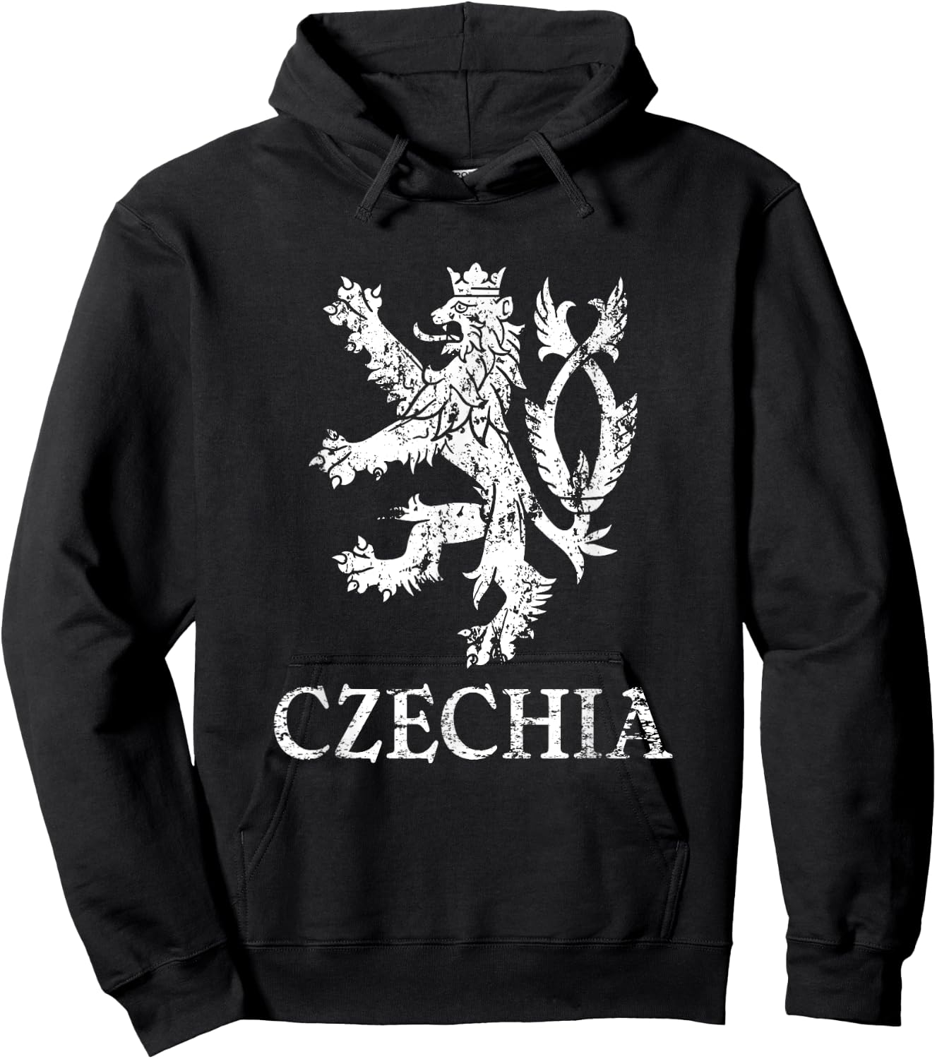 Cesko Czechia Lion Symbol Czech Republic Pride Hoodie - Hoodie | Black