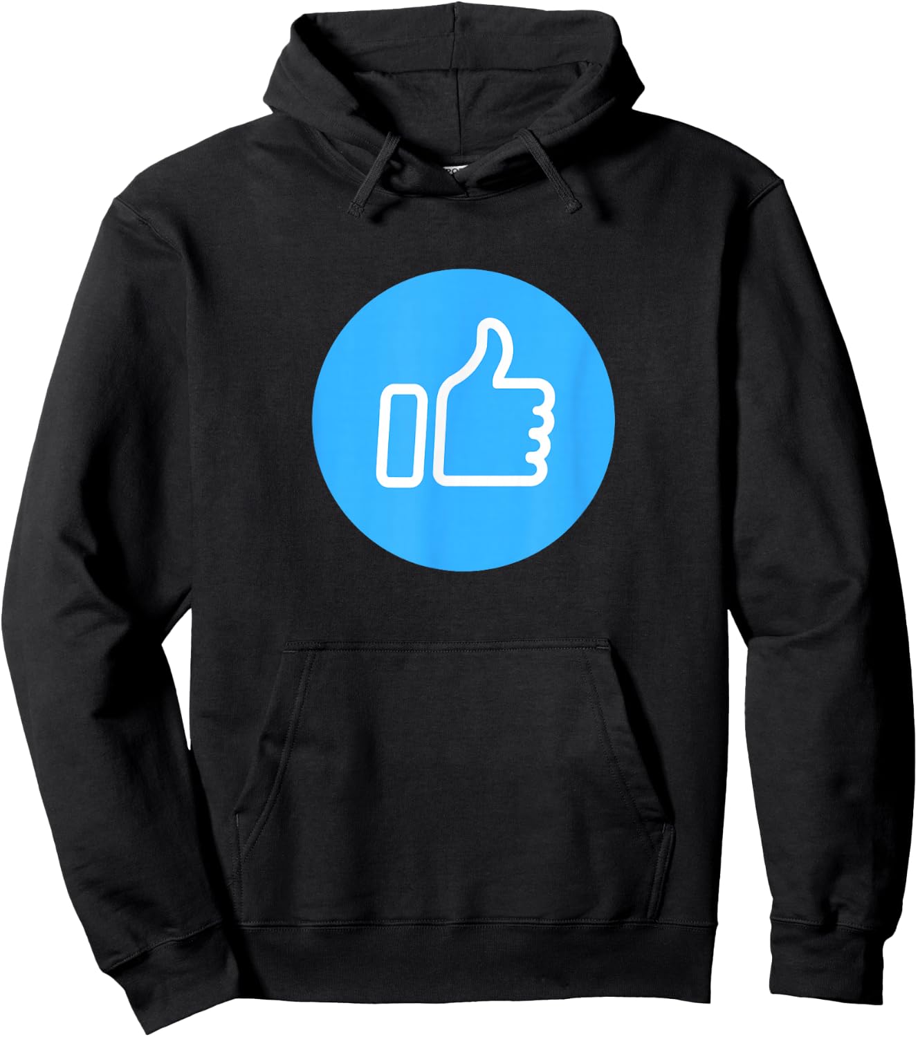 Thumbs Up Like Face Book Icon Hoodie - Hoodie | Black