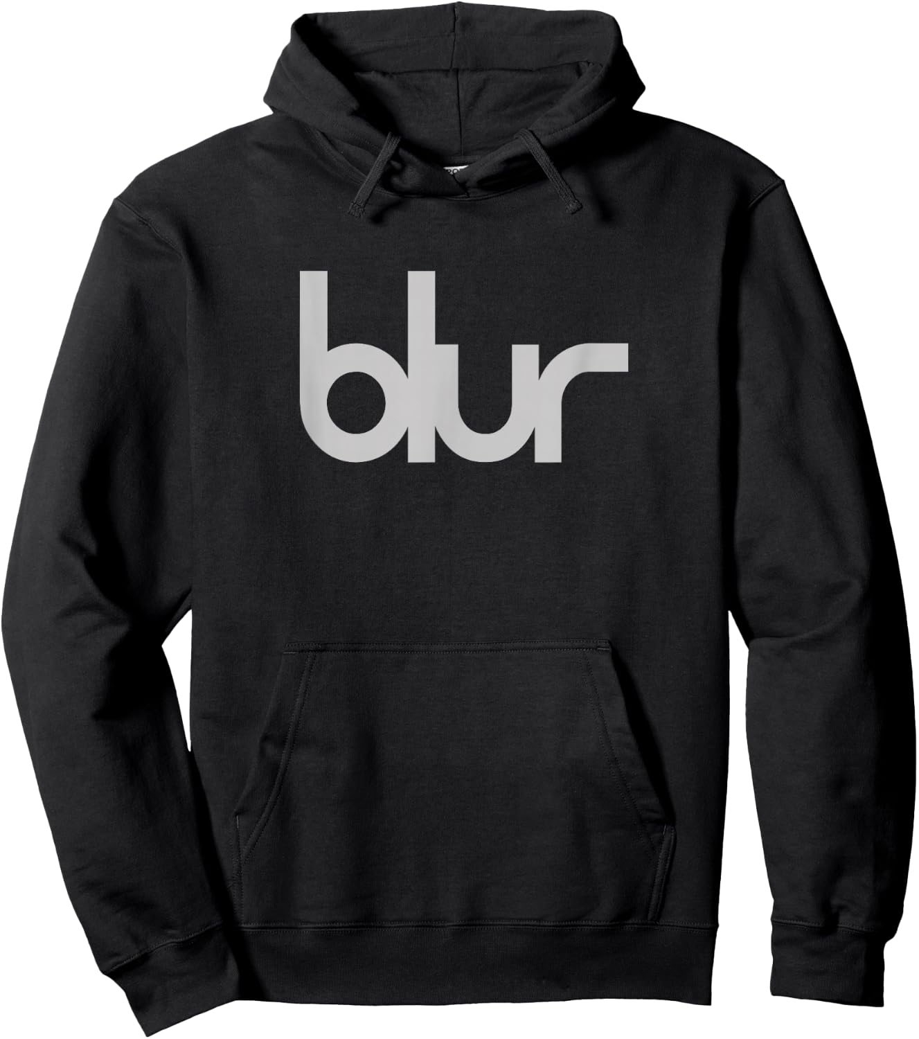 Blur Dark Green Central Logo Hoodie - Hoodie | Black