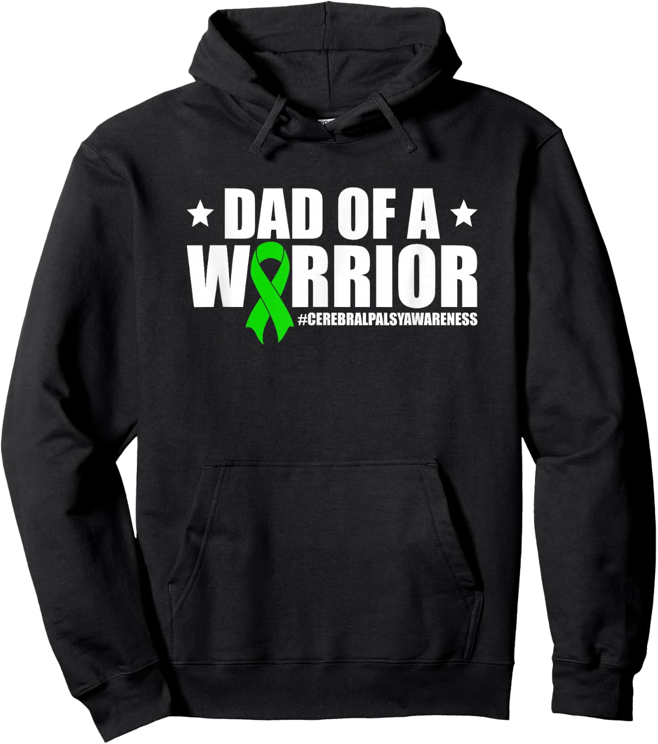 Dad Of A Cerebral Palsy Warrior Dad Cerebral Palsy Dad Hoodie - Hoodie | Black