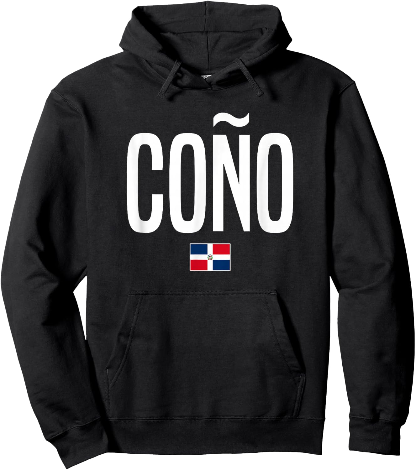 Cono Dominican Republic Dominican Slang Hoodie - Hoodie | Black