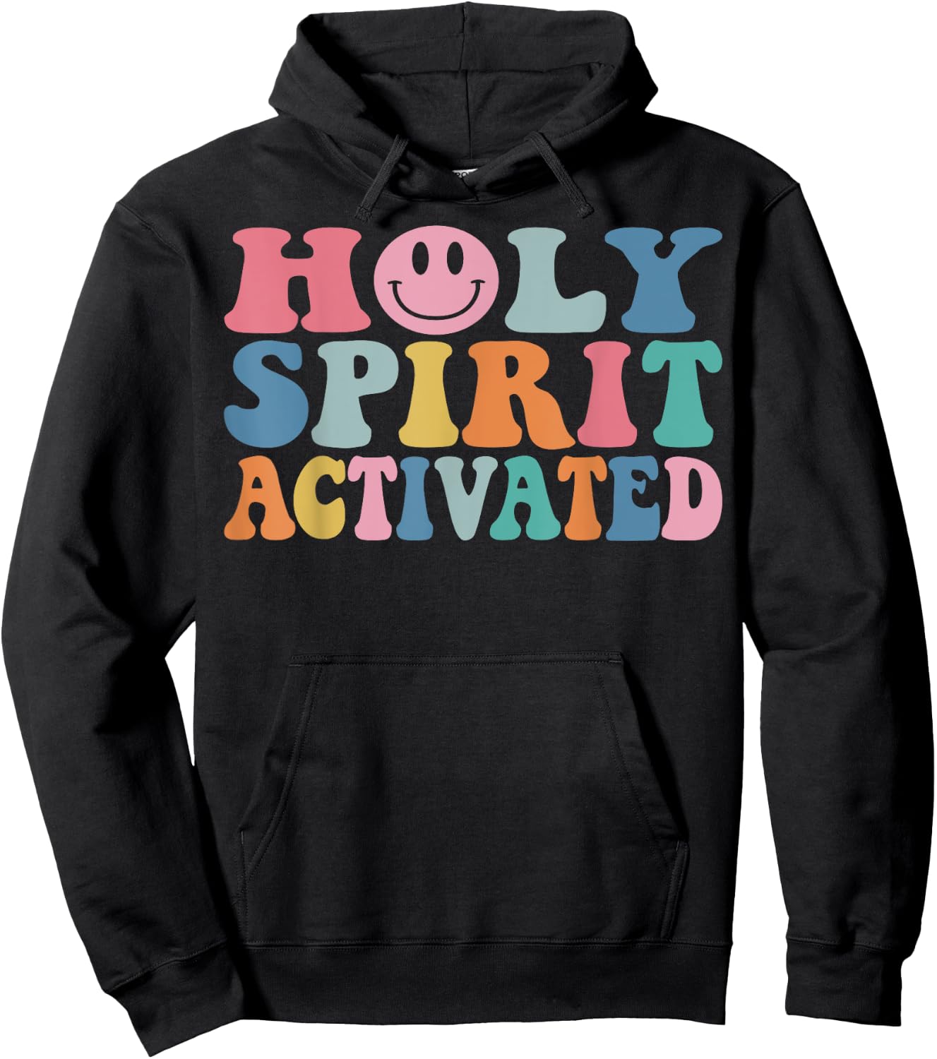 Holy Spirit Activated Funny Trendy Bible Verse Hoodie - Hoodie | Black