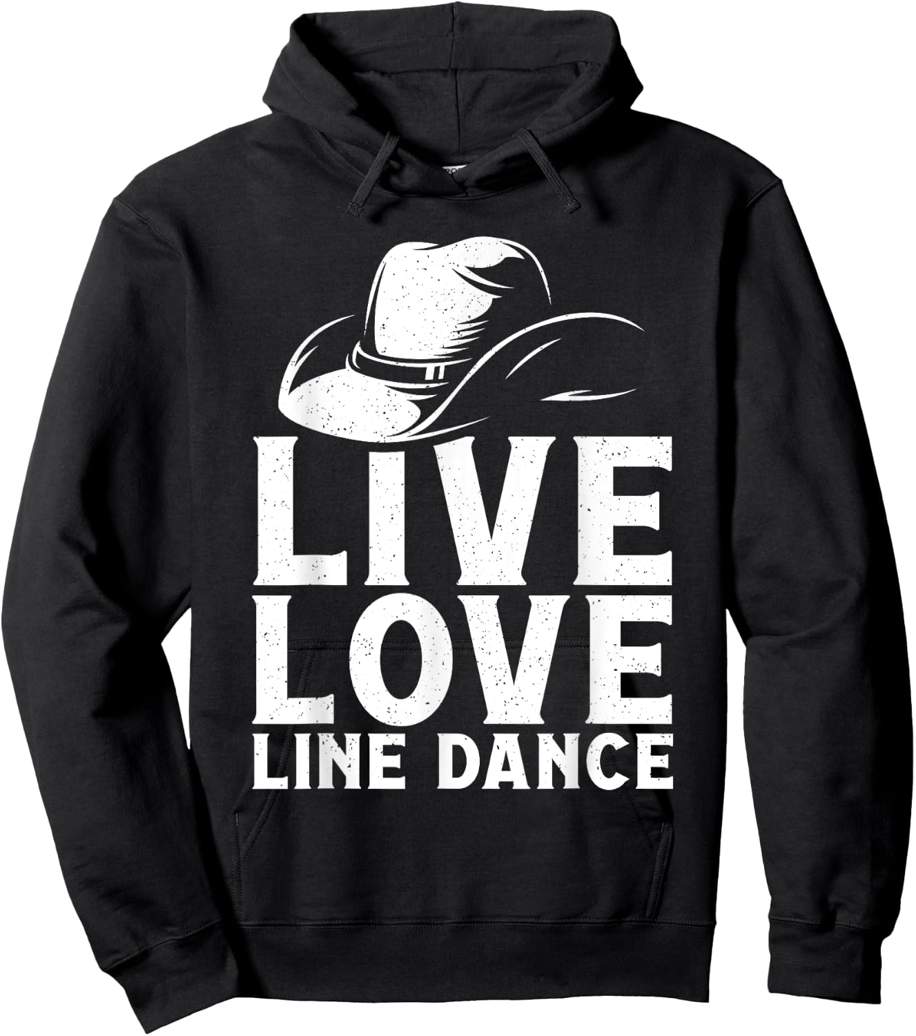 Line Dancing Art Men Western Line Dance Dancer Hoodie - Hoodie | Black