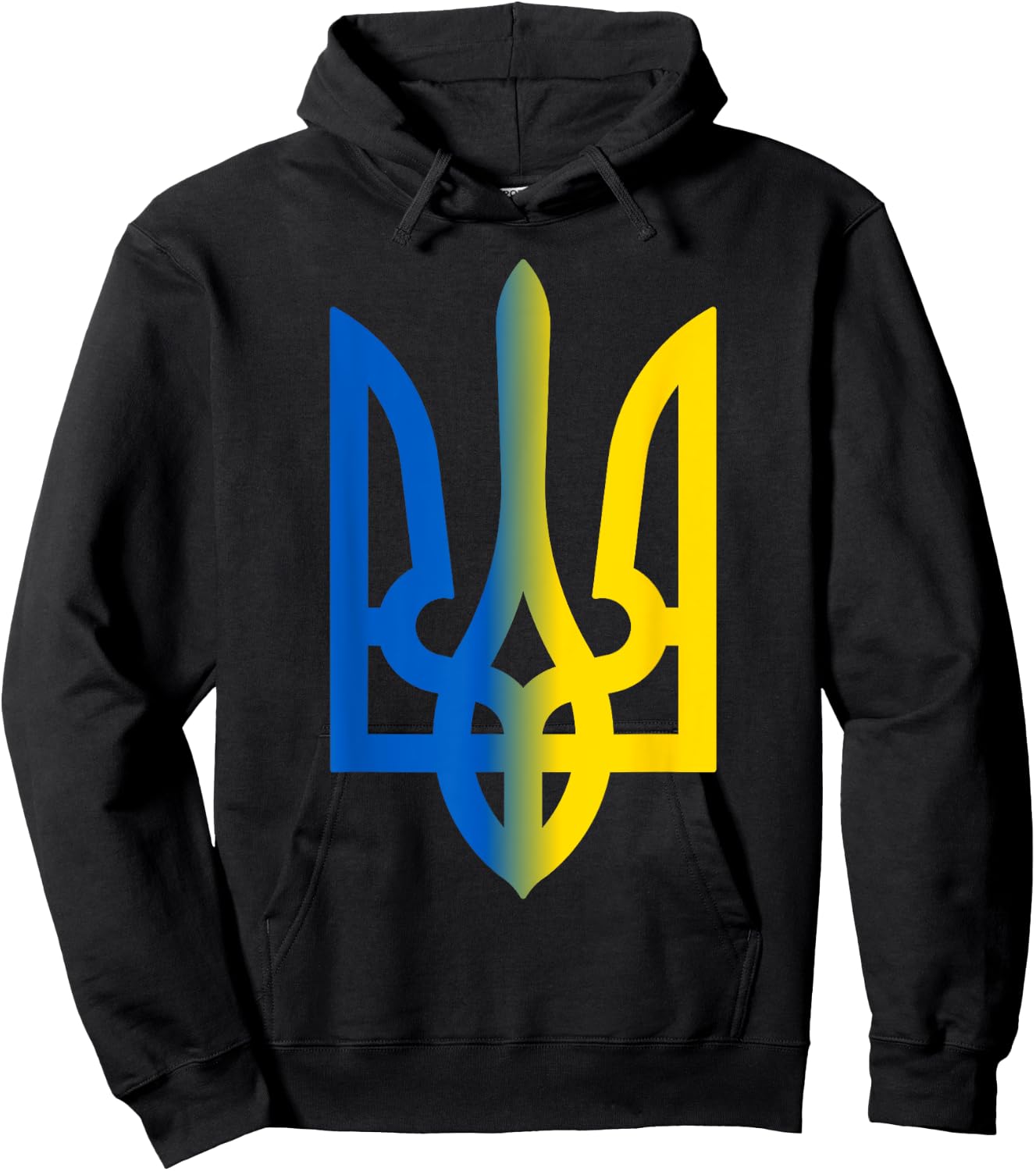 Trident Ukrainian Volodymyr Zelensky President Of Ukraine Hoodie - Hoodie | Black