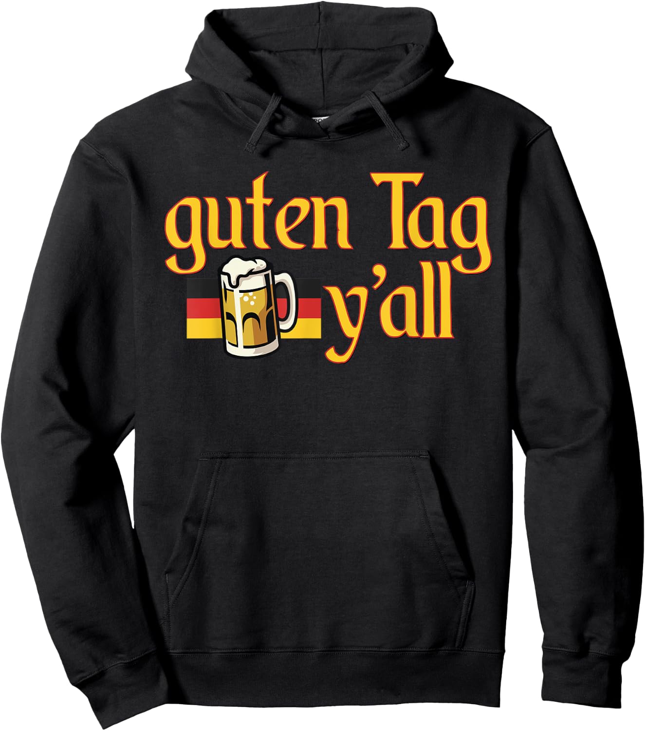 Funny Beer guten Tag y'all Oktoberfest Wurstfest Maifest Hoodie - Hoodie | Black