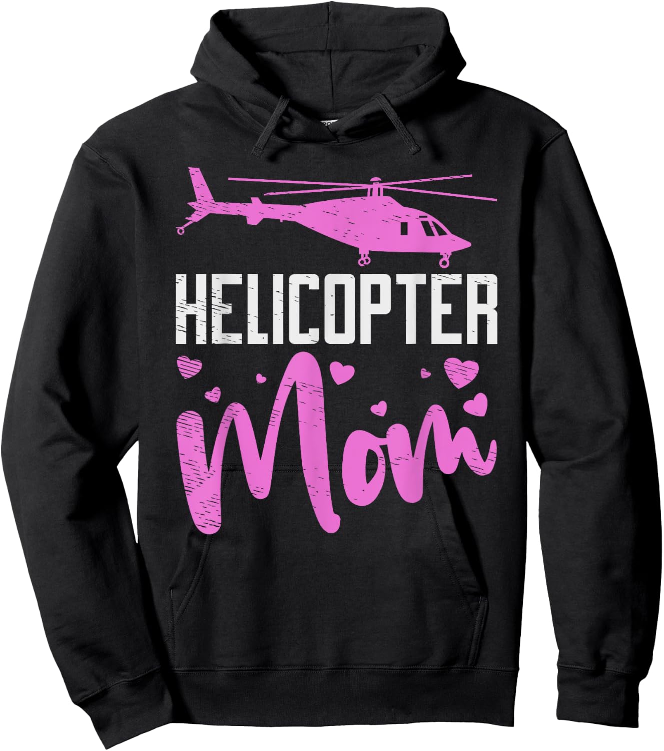 Helicopter Mom Helicopter Parents Funny Mom Governess Hoodie - Hoodie | Black