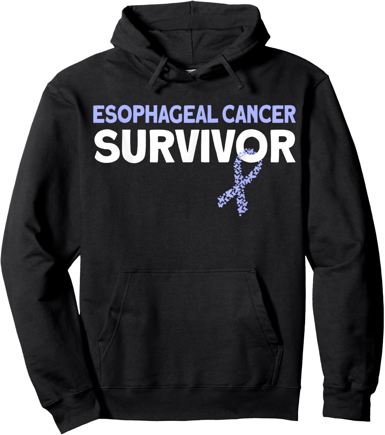 Esophageal Cancer Survivor Hoodie - Hoodie | Black
