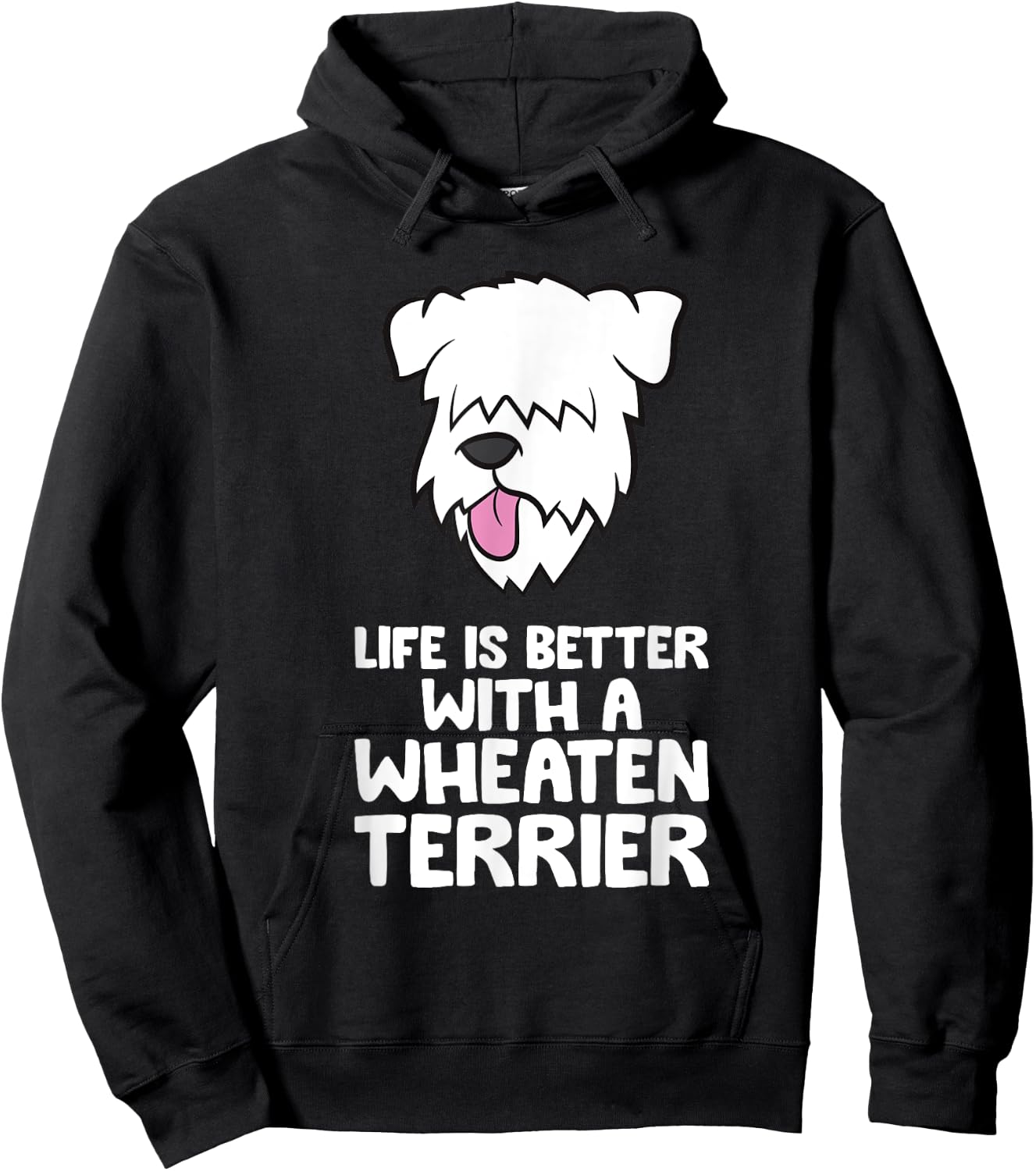 Life Is Better With A Wheaten Terrier Hoodie - Hoodie | Black