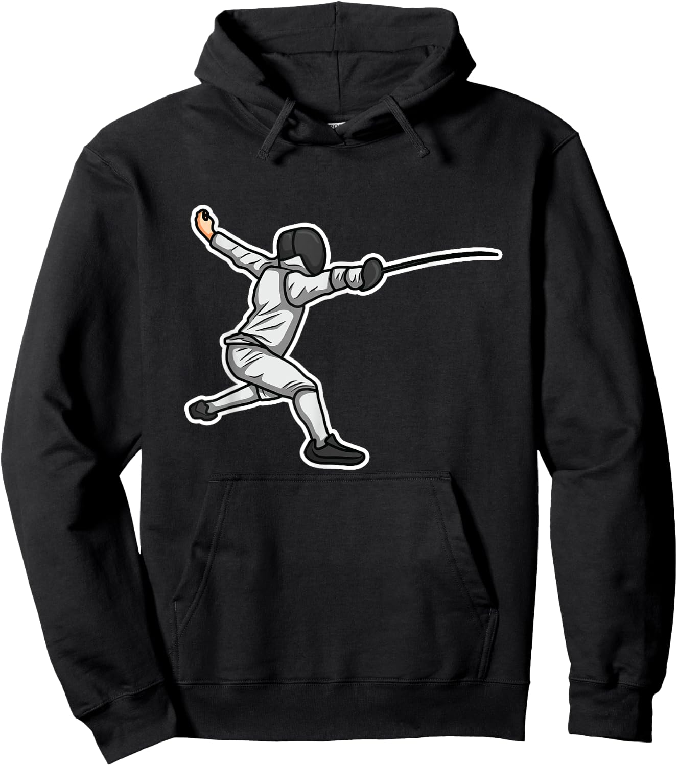 Little Fencer Fencing Lover Épée Hoodie - Hoodie | Black