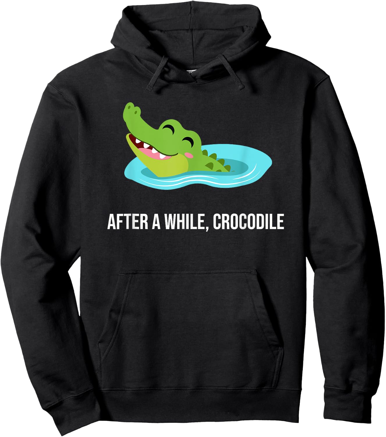 After A While Crocodile Hoodie - Hoodie | Black