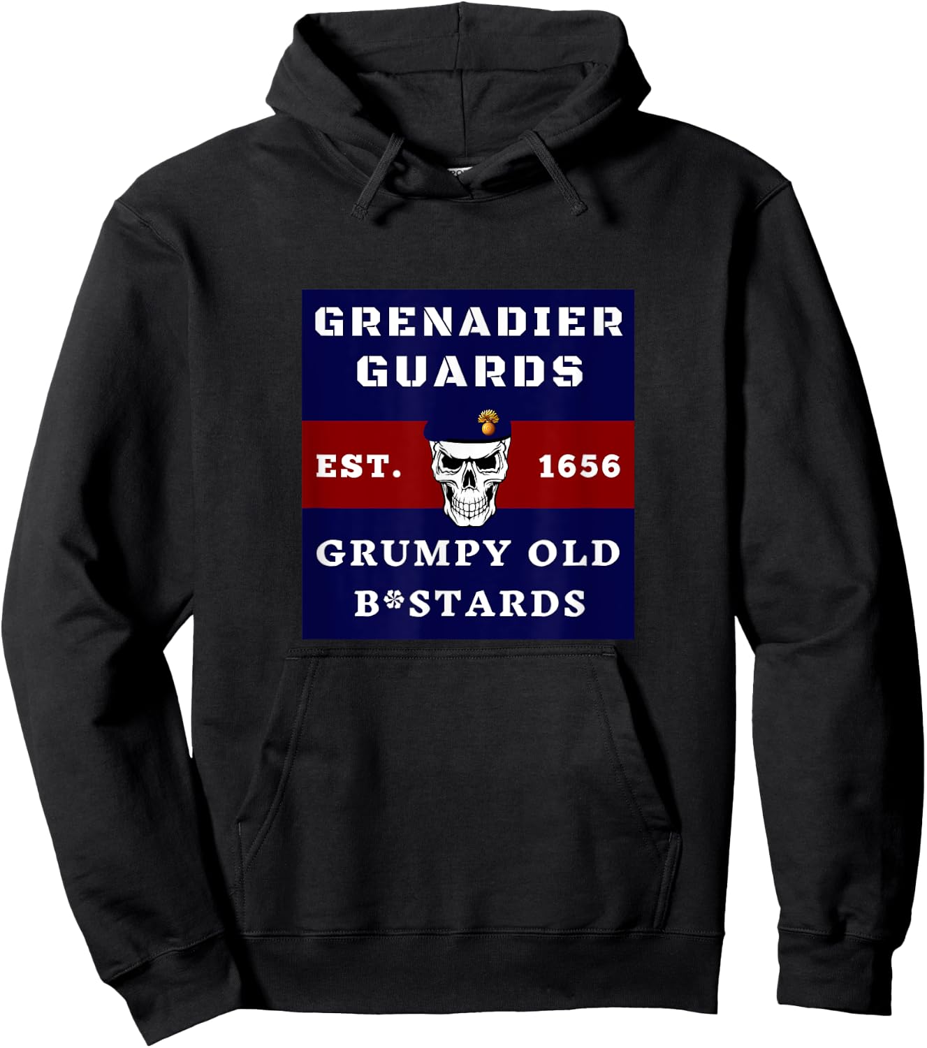 The Grenadier Guards. British Army Regiment Hoodie - Hoodie | Black