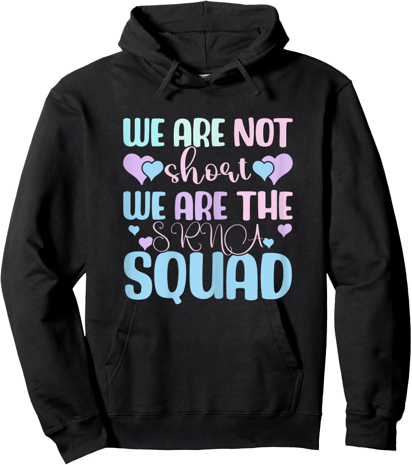 Student Registered Nurse Anesthetist, SRNA Nurse Squad Hoodie - Hoodie | Black