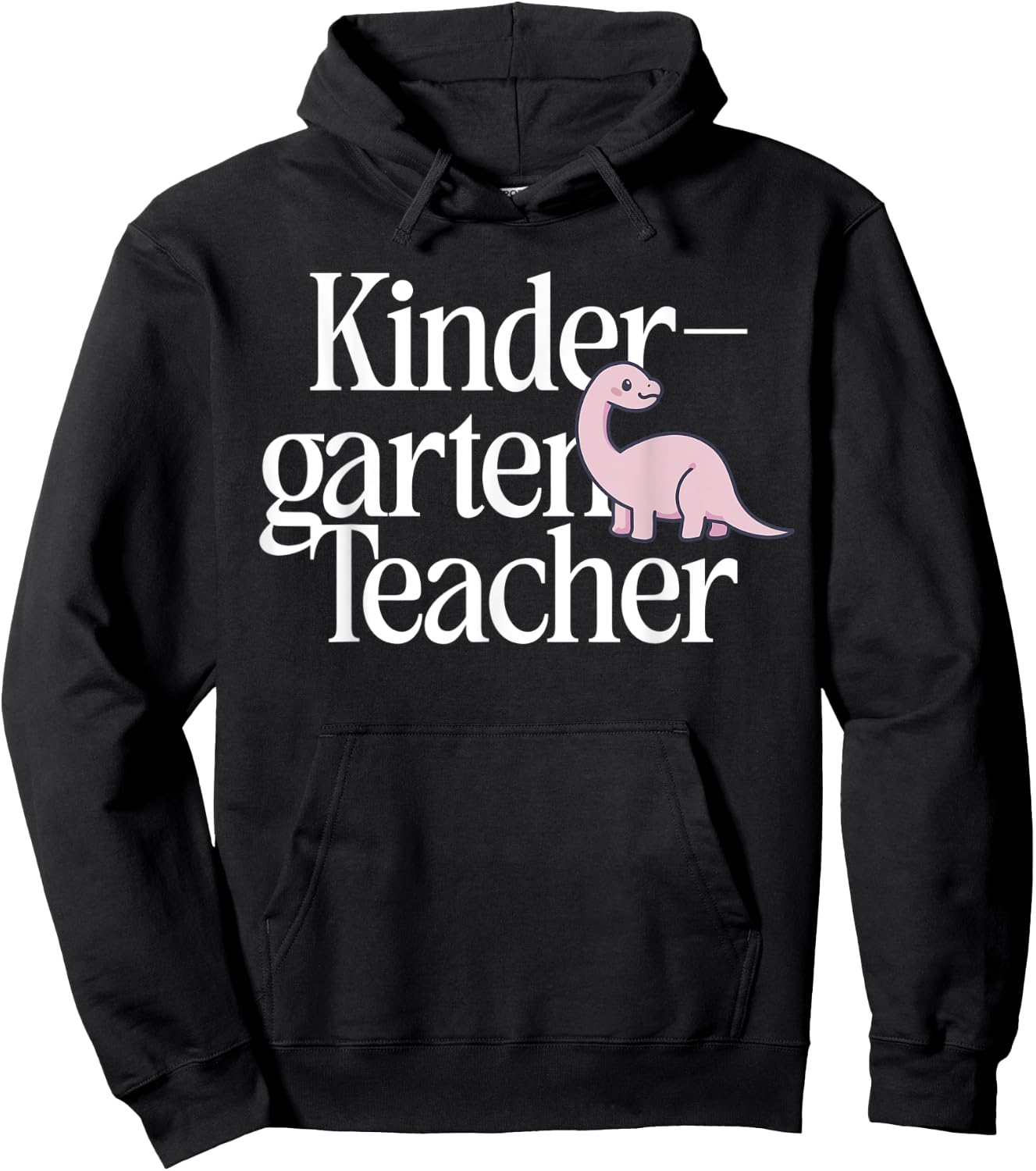 Kindergarten Teacher Dinosaur Back To School Hoodie - Hoodie | Black