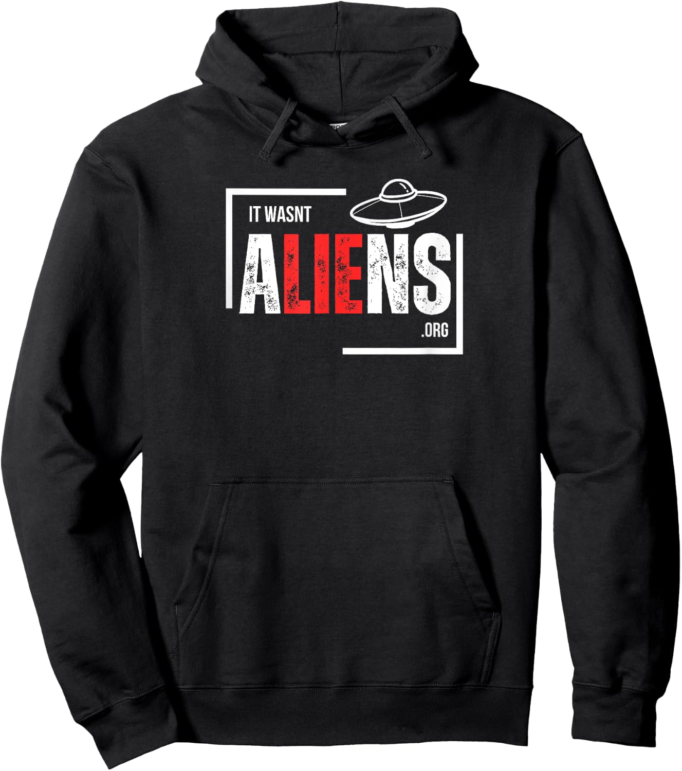 It Wasn't Aliens, UFO, Rapture, Christian Hoodie - Hoodie | Black