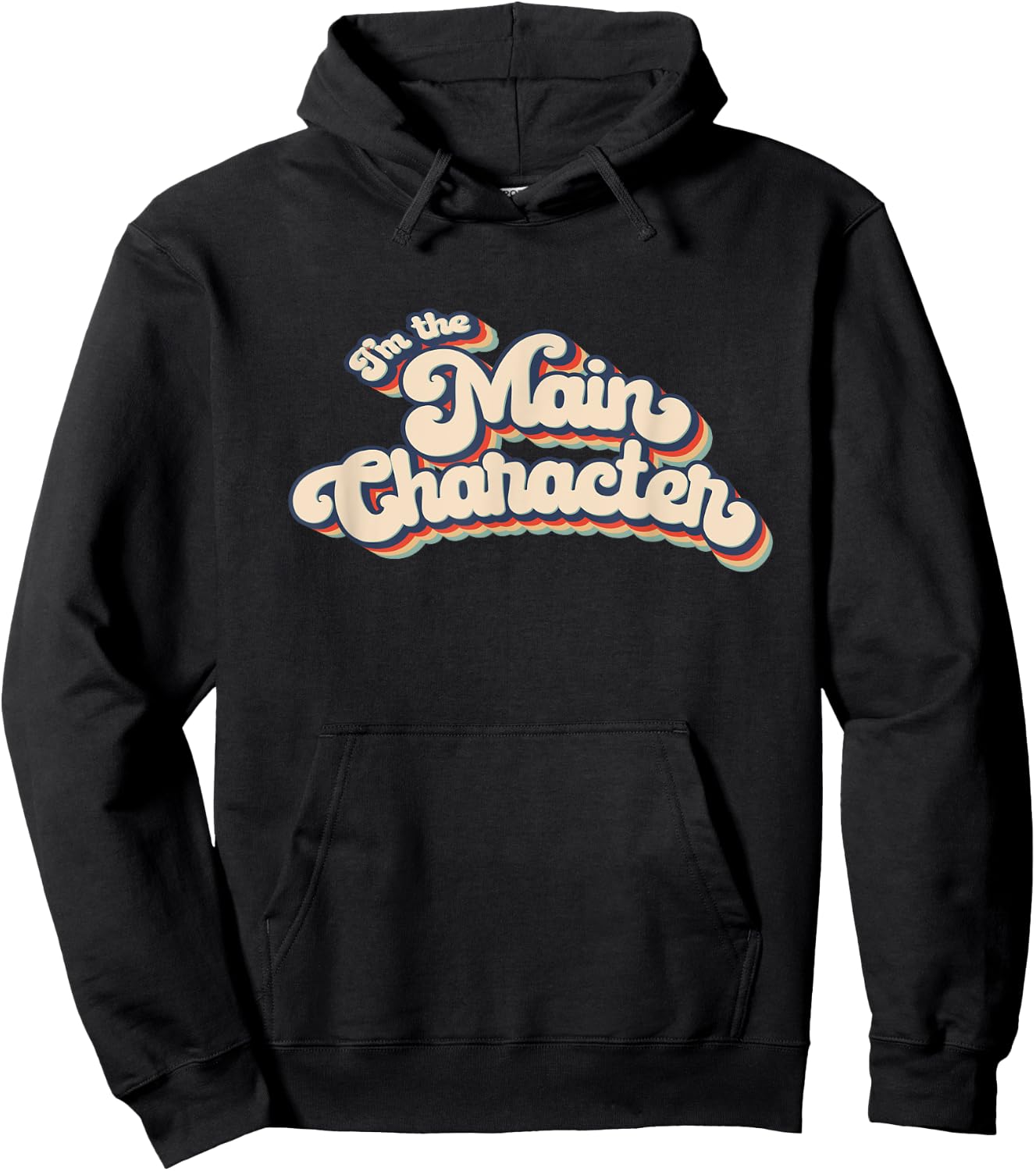 I'm The Main Character Center of Attention Birthday Party Hoodie - Hoodie | Black