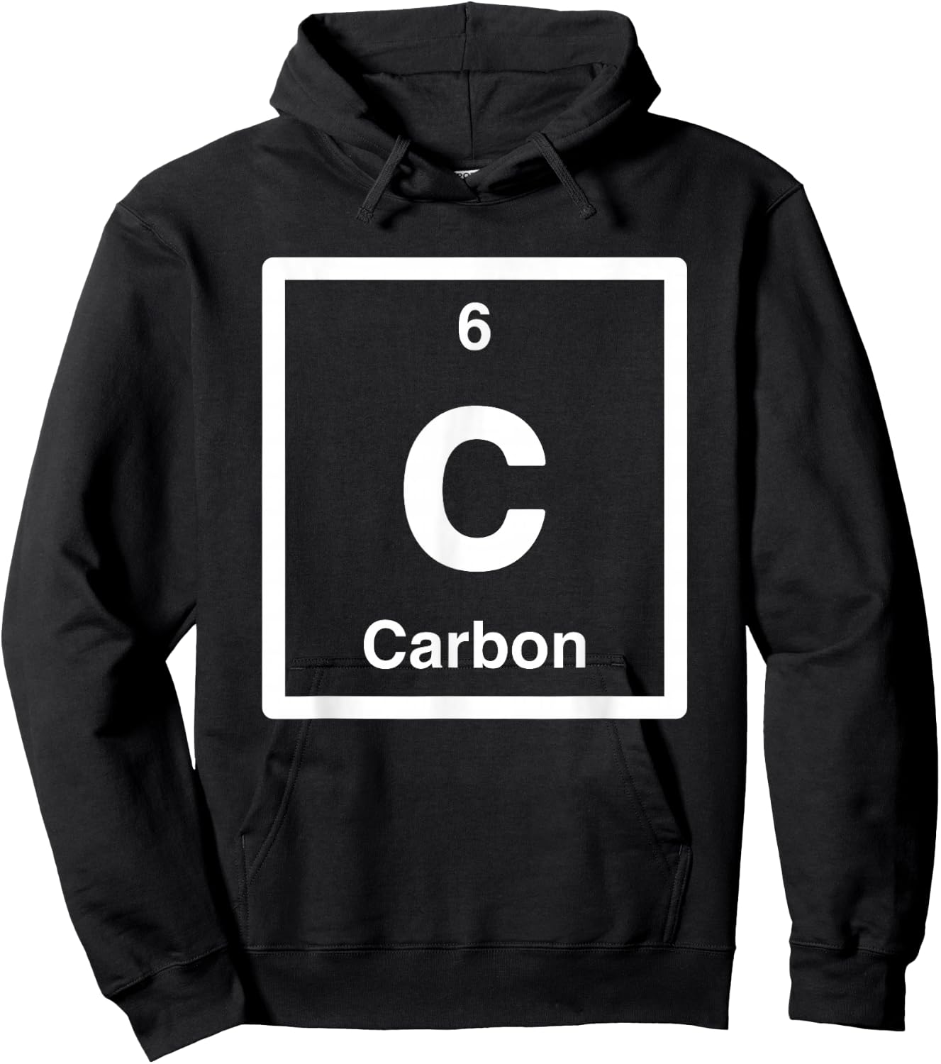 Carbon - C Periodic Table of Elements | Science Gifts Hoodie - Hoodie | Black
