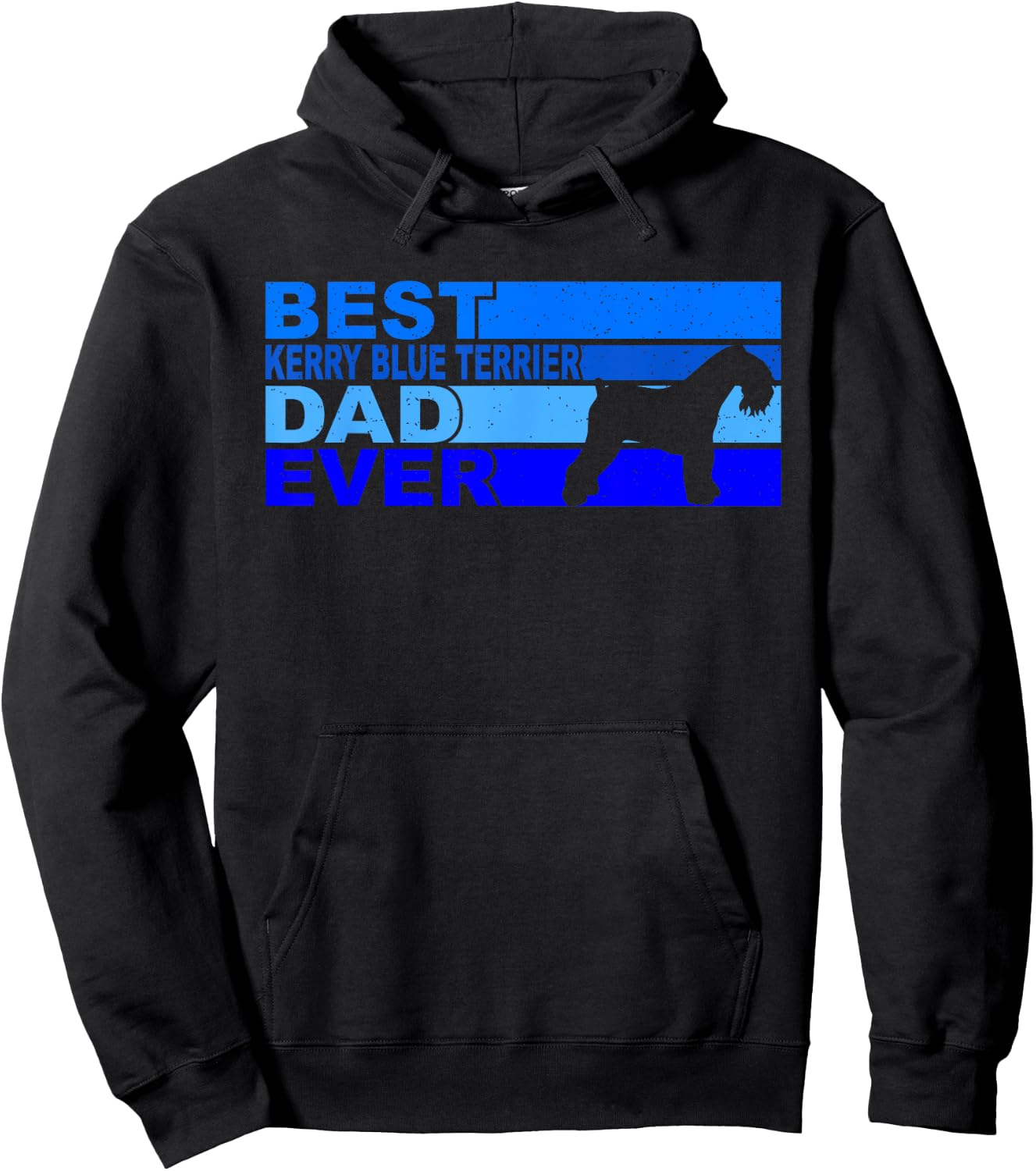 Best Kerry-Blue-Terrier Dad Ever Kerry-Blue-Terrier Hoodie - Hoodie | Black