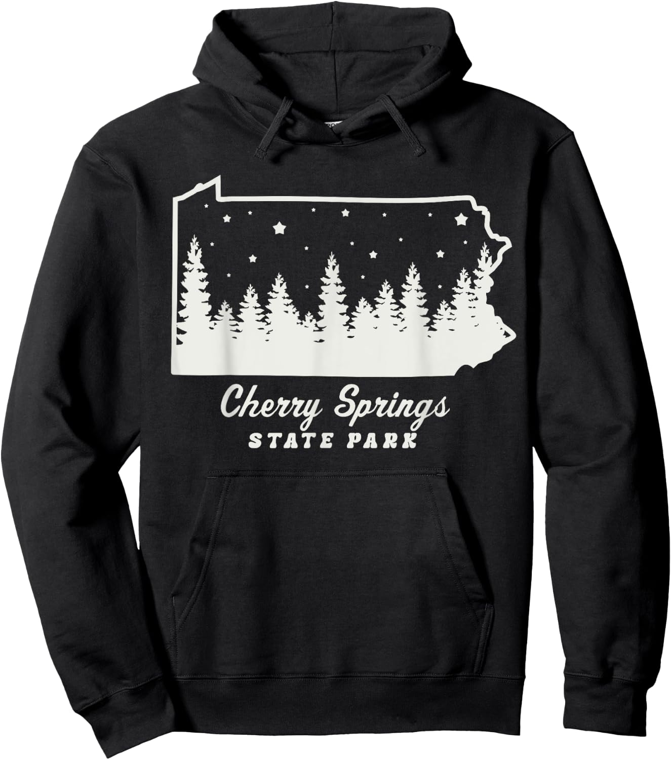Cherry Springs State Park Pennsylvania Stargazing Stars Hoodie - Hoodie | Black